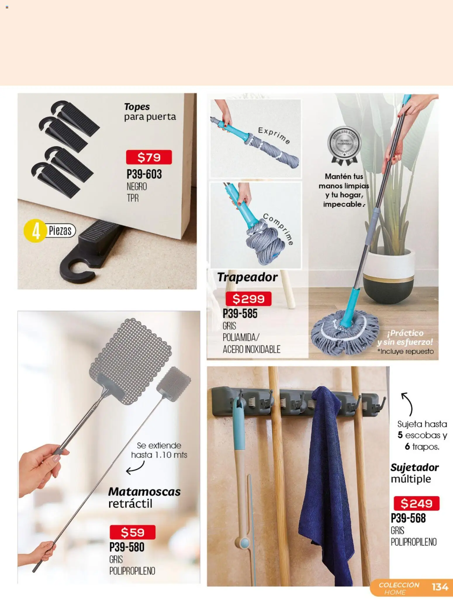 Nuevas ofertas de Cklass válidas en toda la República Mexicana desde el 30.03.2026. ¡Encuentra las mejores ofertas en Cklass catálogo Promo semanal! | Página: 135 | Productos: Trapeador