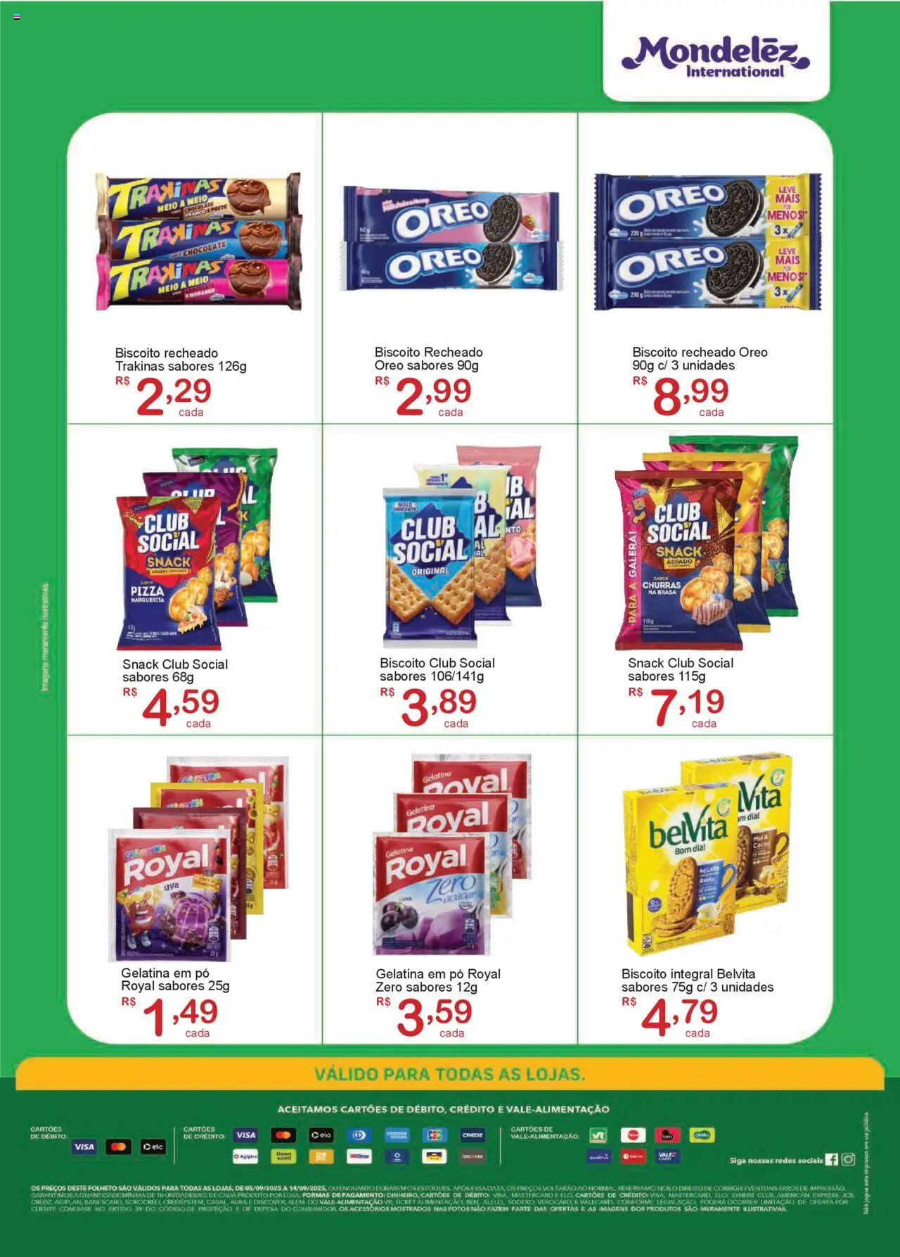 GIGA Atacado Folheto - válido de 05.09.2025 | Página: 2 | Produtos: Biscoito, Pizza, Base, Gelatina