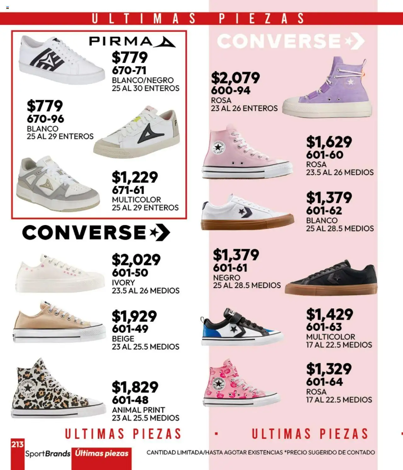 Nuevas ofertas de Cklass válidas en toda la República Mexicana desde el 16.09.2025. ¡Encuentra las mejores ofertas en Cklass - Catálogo Invierno Sportbrands! | Página: 230