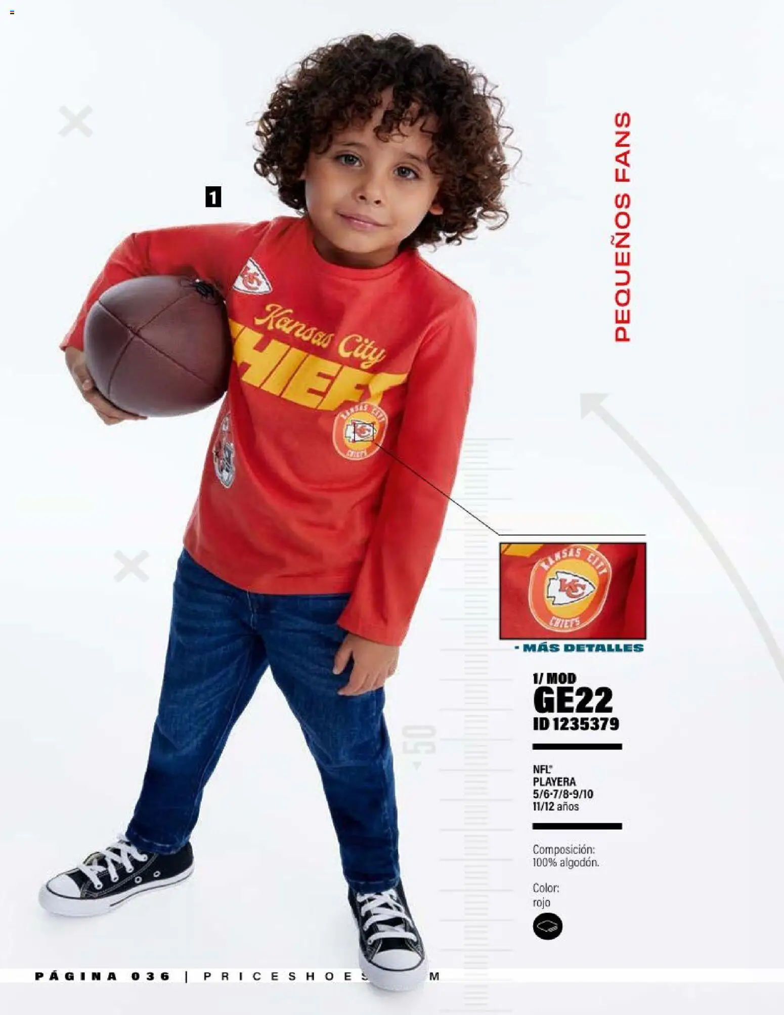 Nuevas ofertas de Price Shoes válidas en toda la República Mexicana desde el 20.03.2026. ¡Encuentra las mejores ofertas en Price Shoes catálogo NFL! | Página: 36 | Productos: Playera