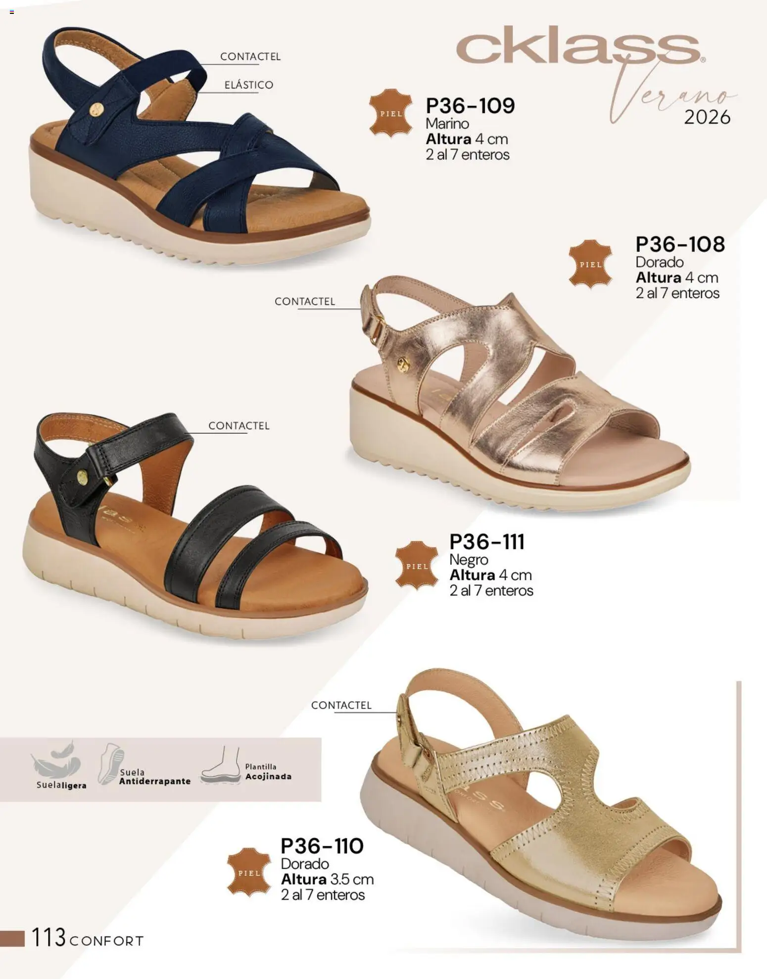 Nuevas ofertas de Cklass válidas en toda la República Mexicana desde el 05.03.2026. ¡Encuentra las mejores ofertas en Cklass catálogo Complemento Verano Ropa! | Página: 349