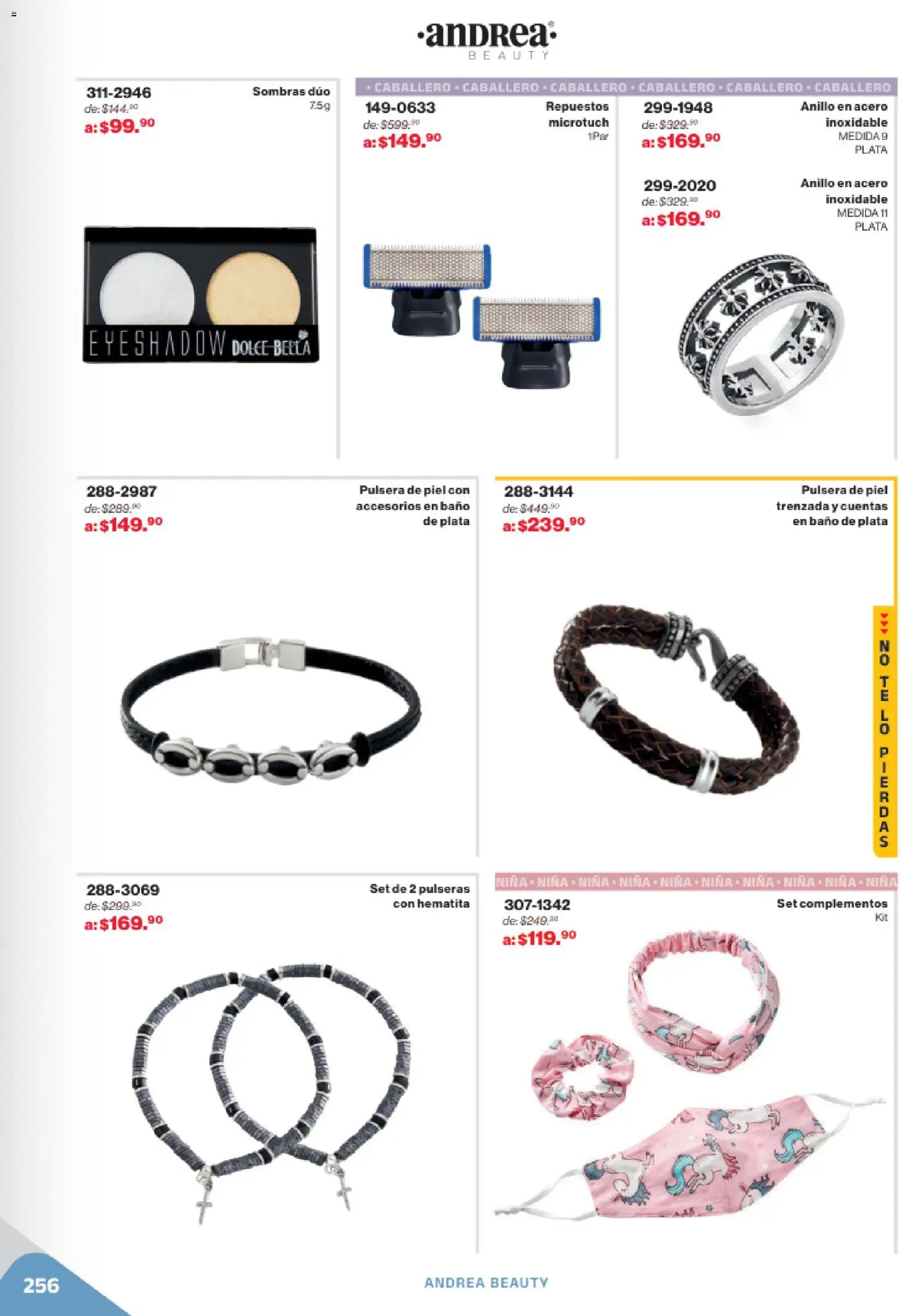 Nuevas ofertas de Andrea válidas en toda la República Mexicana desde el 02.11.2025. ¡Encuentra las mejores ofertas en Andrea catálogo Outlet! | Página: 256 | Productos: Pulsera, Anillo, Baño