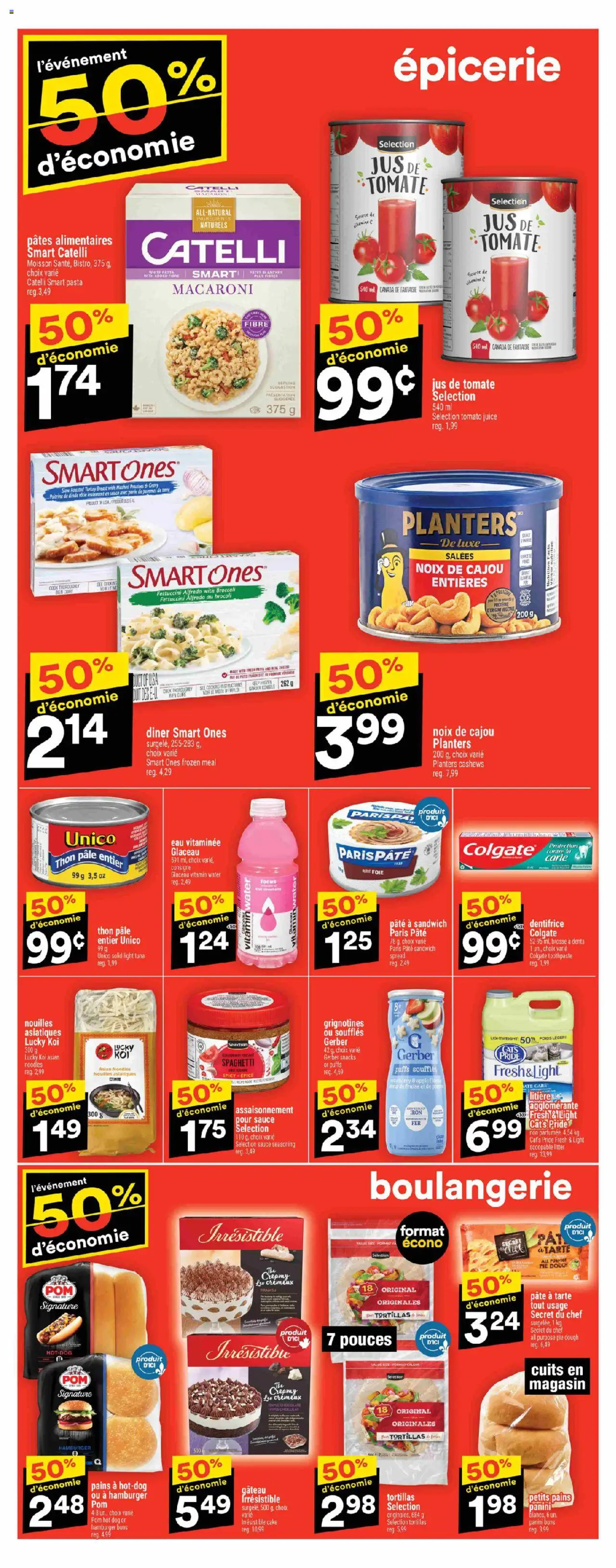 Super C flyer valid from 02.10.2025 | Page: 4 | Products: Turkey, Potatoes, Toothpaste, Juice
