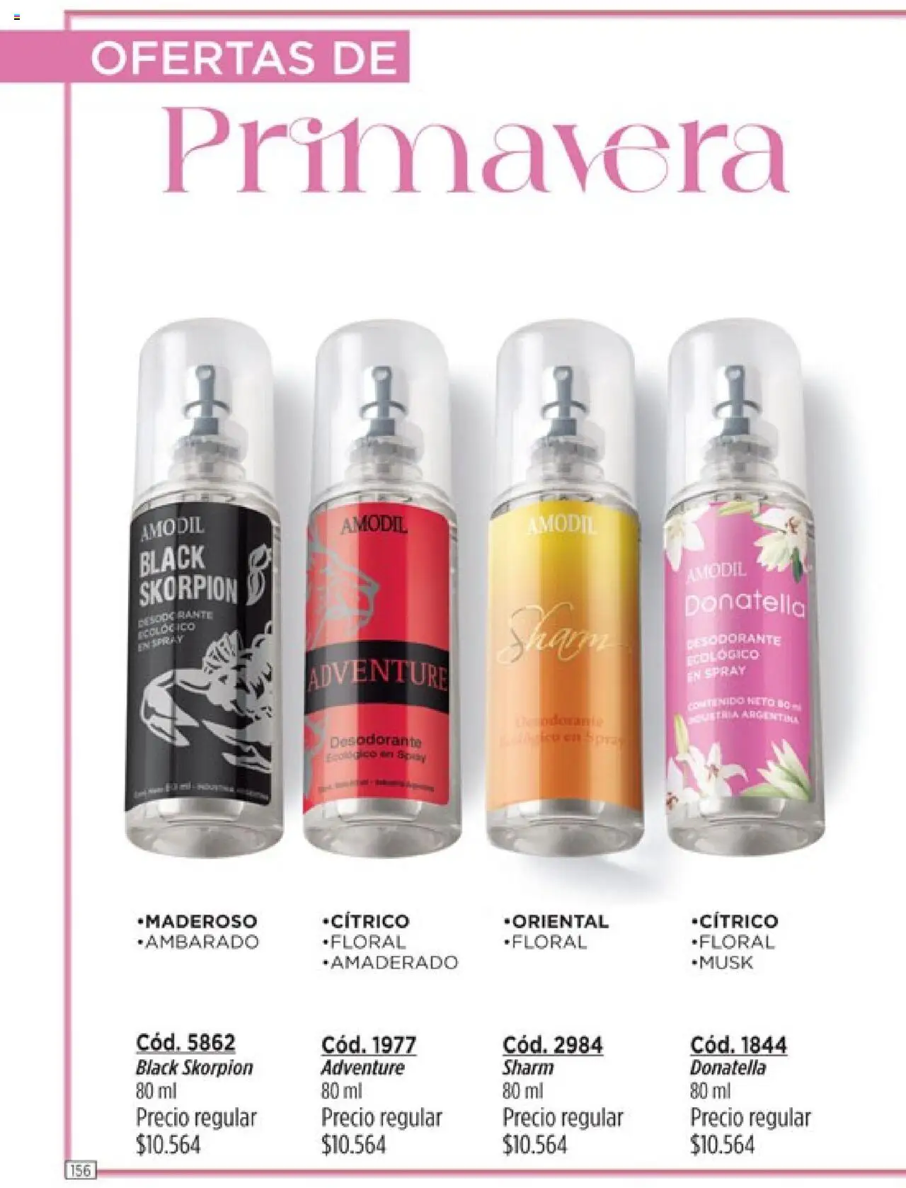 Catálogo Amodil Campaña 14 │ válido desde el 19.08.2025 | Página: 156 | Productos: Desodorante