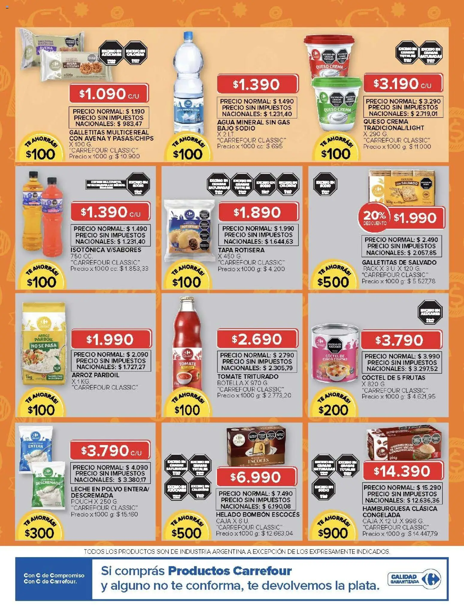 Carrefour ofertas │ válido desde el 20.01.2026 | Página: 48 | Productos: Helado, Botella, Caja, Té