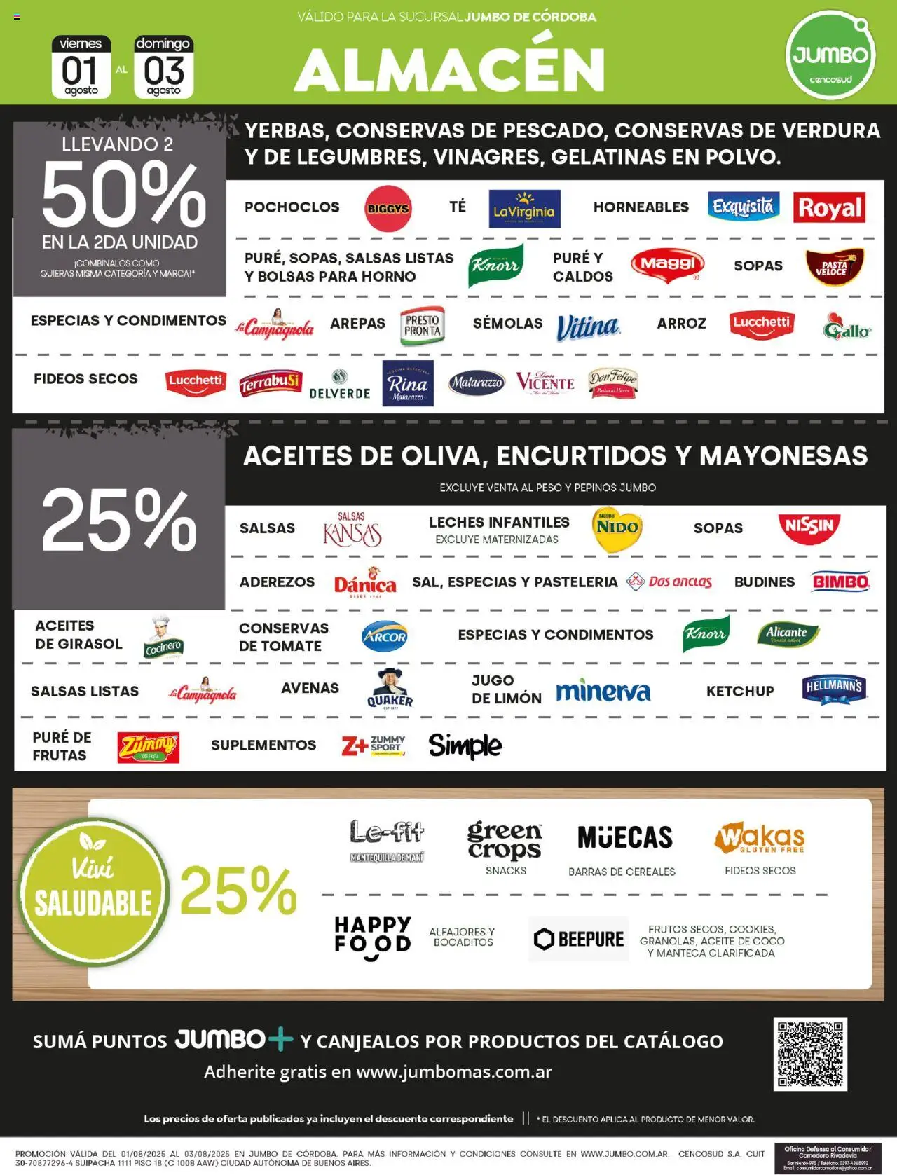 Jumbo ofertas - Córdoba │ válido desde el 01.08.2025 | Página: 3 | Productos: Horno, Peso, Tomate, Arroz