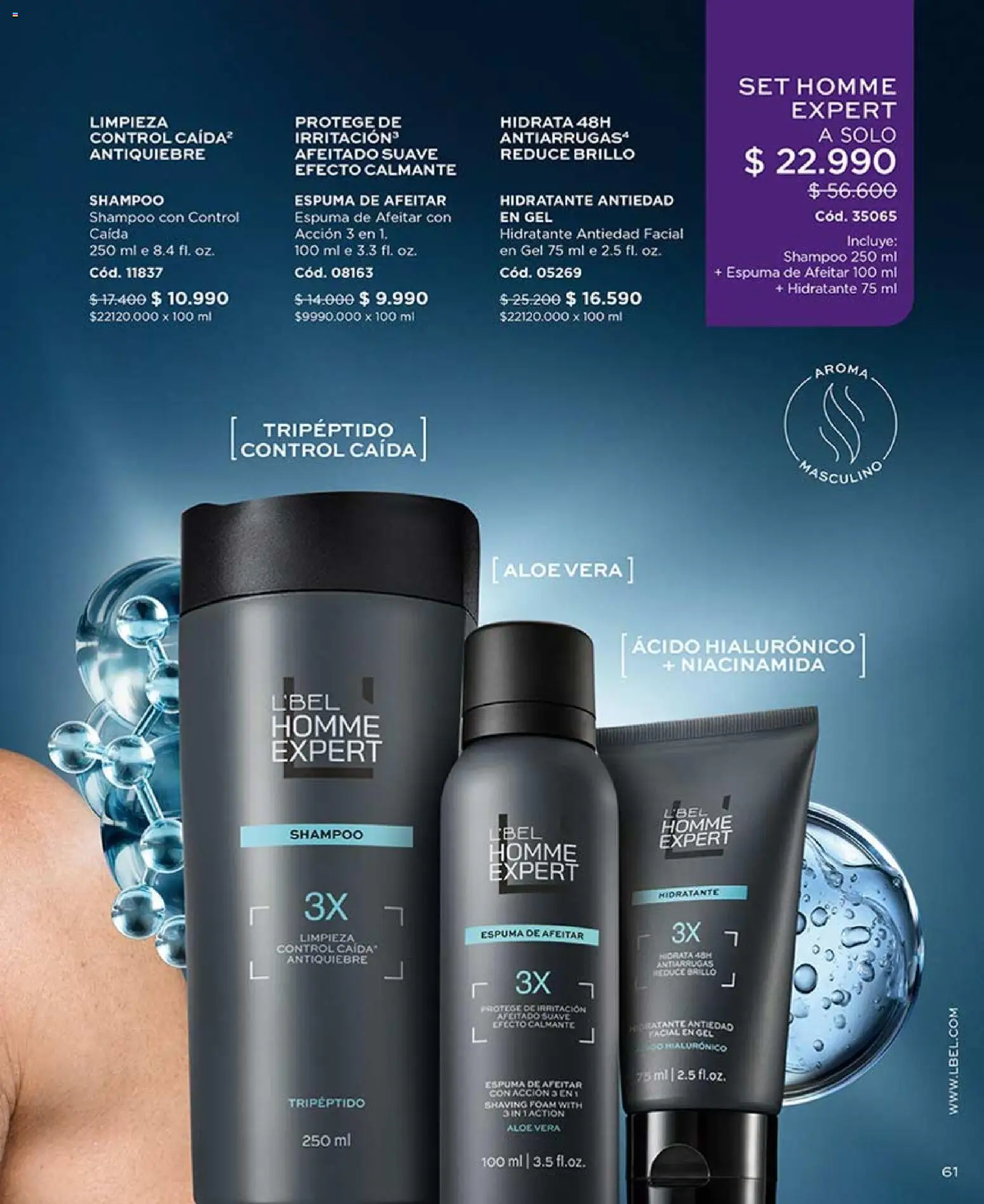 Catálogo L'Bel Campaña 6 │ válido desde el 31.03.2026 | Página: 65 | Productos: Brillo, Espuma, Espuma de afeitar, Shampoo