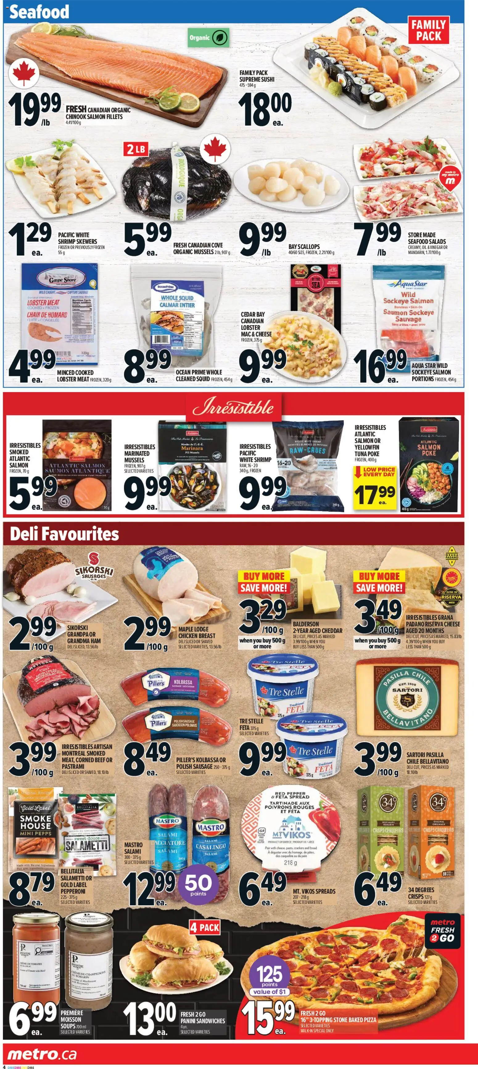 Metro flyer valid from 05.03.2026 | Page: 10 | Products: Cheese, Oil, Pizza, Chicken