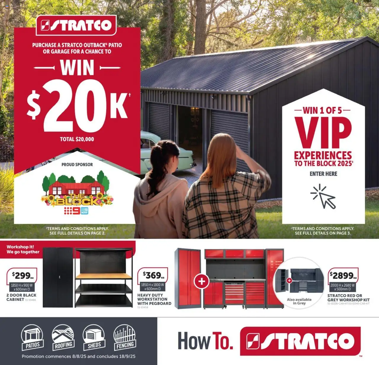 Stratco catalogue - valid from 08.08.2025 | Page: 1 | Products: Cabinet, Door