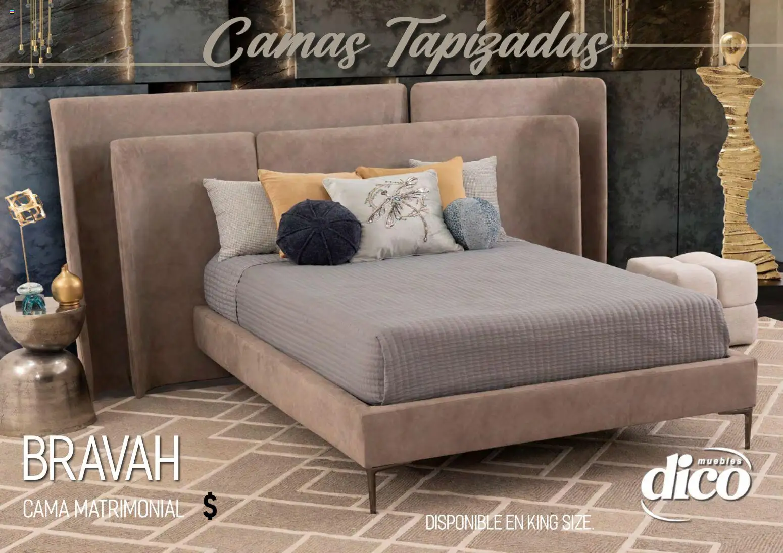 Nuevas ofertas de Muebles Dico válidas en toda la República Mexicana desde el 01.04.2026. ¡Encuentra las mejores ofertas en Muebles Dico catálogo Camas tapizadas ! | Página: 5