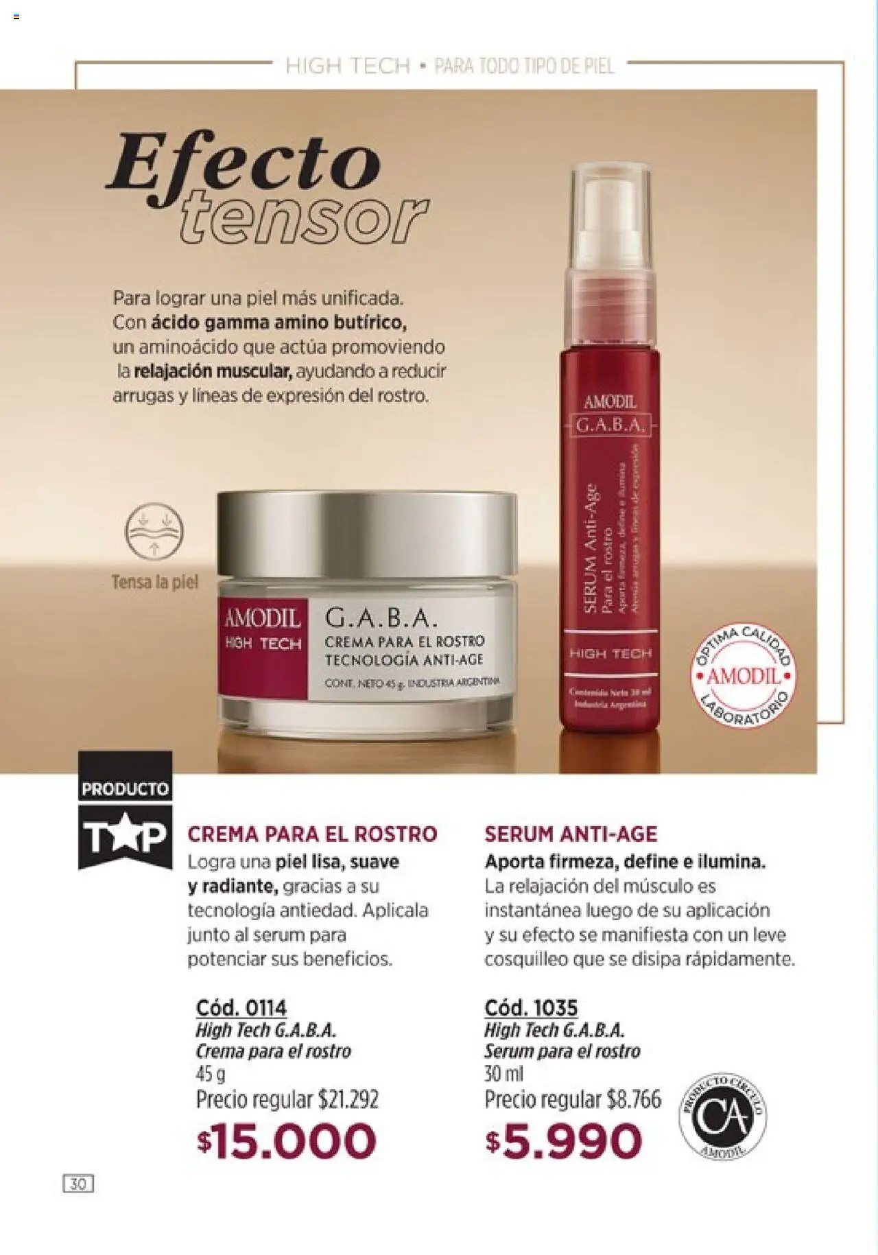 Catálogo Amodil Campaña 12 │ válido desde el 26.06.2025 | Página: 30 | Productos: Serum, Crema