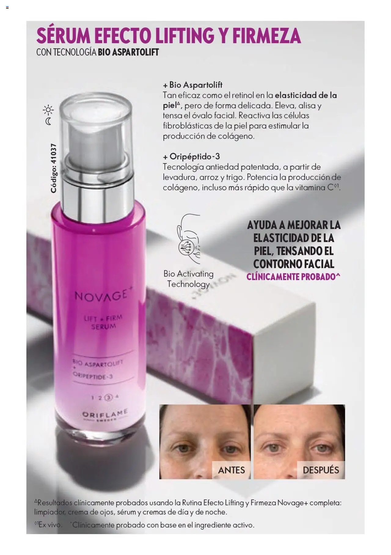 Nuevas ofertas de Oriflame válidas en toda la República Mexicana desde el 04.03.2025. ¡Encuentra las mejores ofertas en Oriflame campaña Novage 4 2025! | Página: 17 | Productos: Serum, Crema, Contorno, Arroz