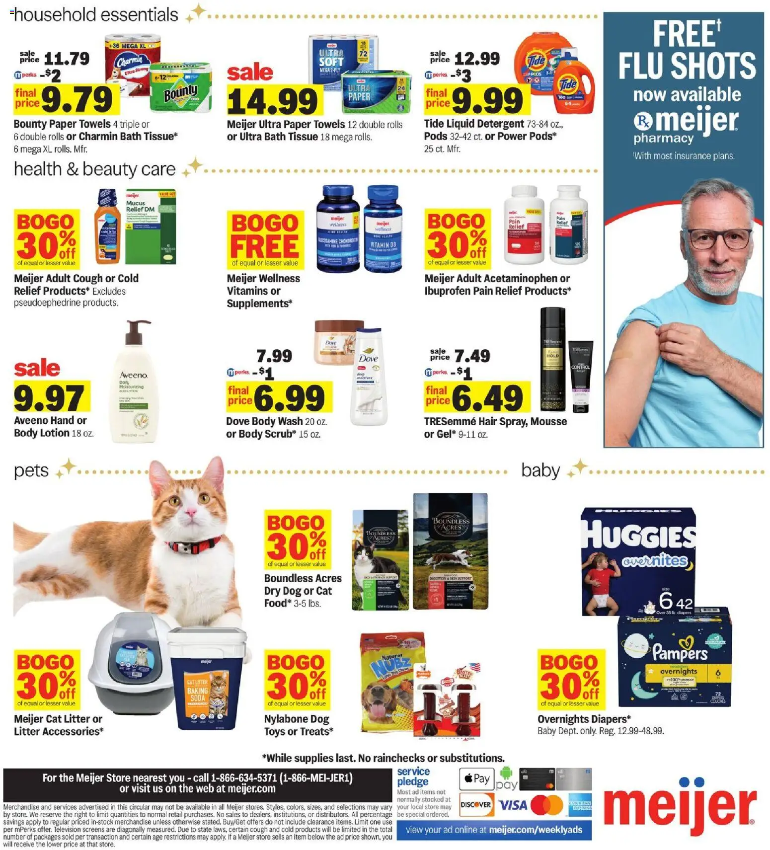 Meijer Weekly Ad - valid from 26.12.2025 | Page: 4 | Products: Vitamin, Bath, Cat Litter, Television