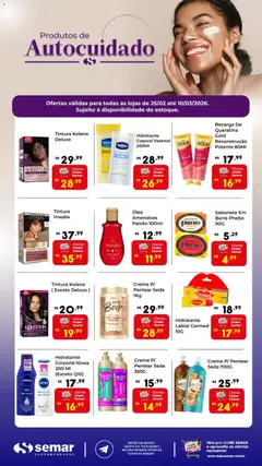Semar Supermercado - Ofertas Autocuidado - Pré-Visualização do folheto da loja Semar Supermercado, válido de 25.02.2026