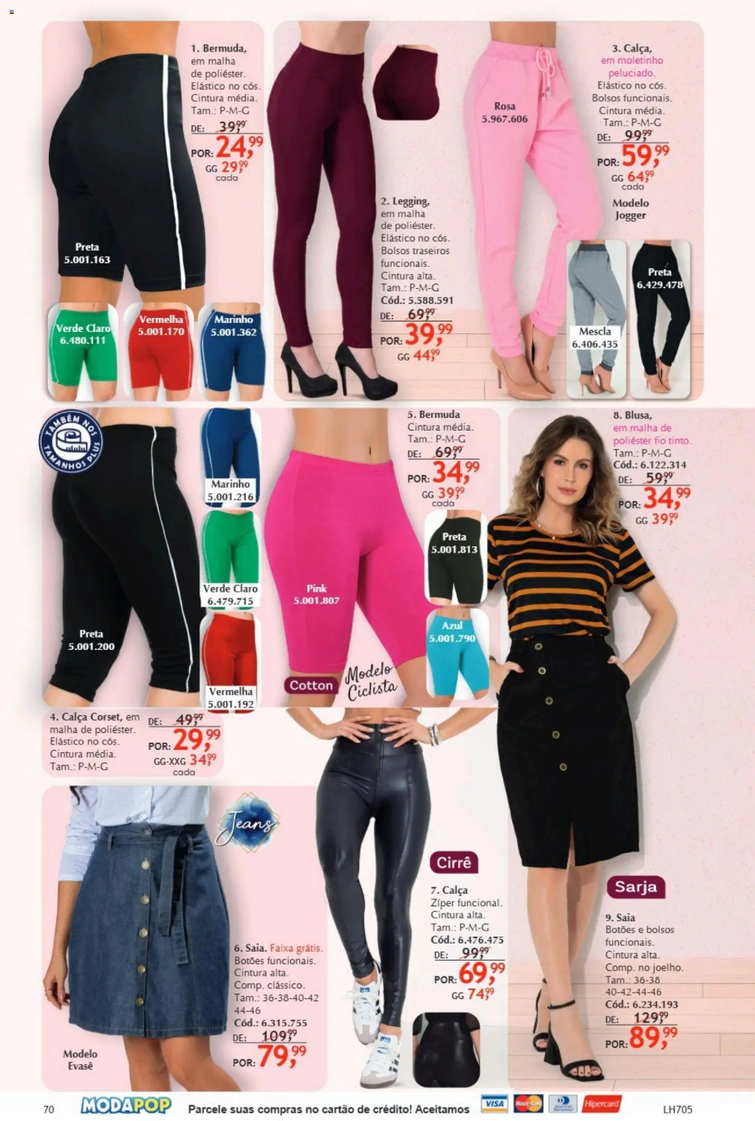 Quatro Estações Folheto - válido de 01.01.2026 | Página: 70 | Produtos: Saia, Calça, Jeans