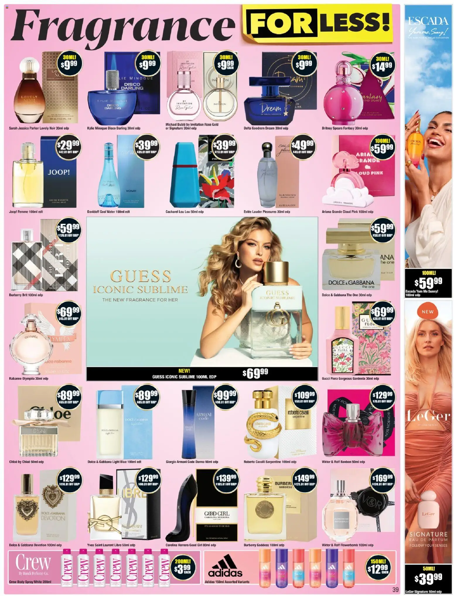 Chemist Warehouse catalogue - valid from 26.03.2026 | Page: 39 | Products: Floral, Perfume, Fragrance, Light