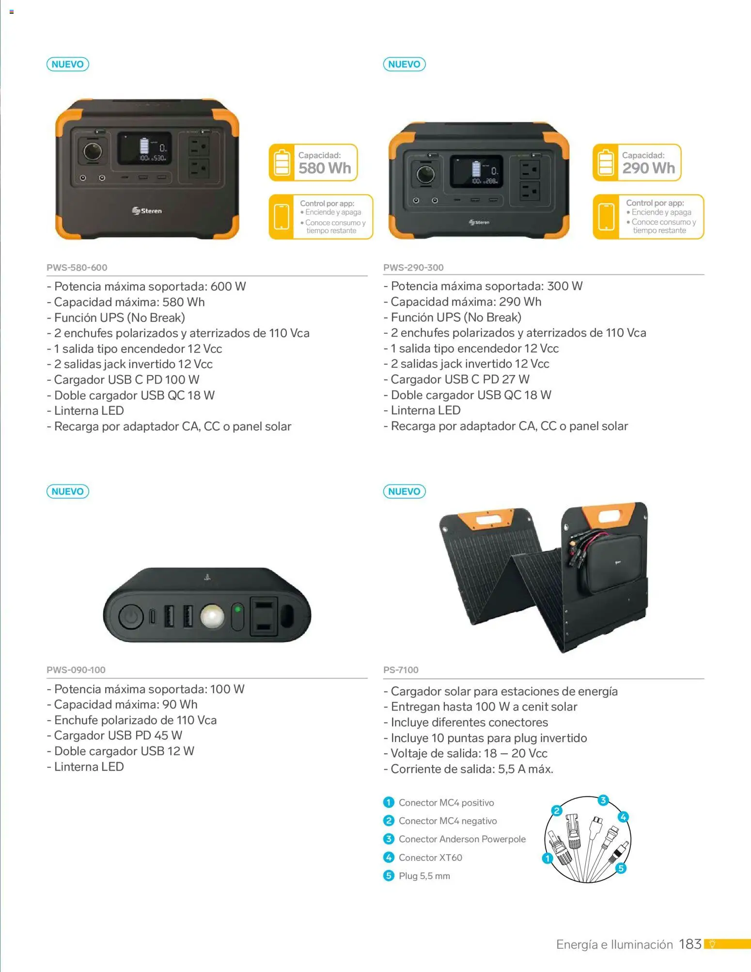 Nuevas ofertas de Steren válidas en toda la República Mexicana desde el 01.01.2026. ¡Encuentra las mejores ofertas en Steren catálogo! | Página: 195 | Productos: Usb, Adaptador, Encendedor, Enchufe