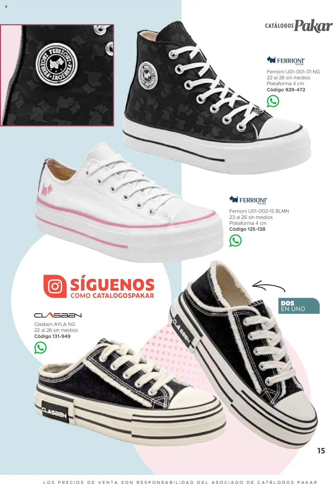 Nuevas ofertas de SC Pakar válidas en toda la República Mexicana desde el 24.07.2025. ¡Encuentra las mejores ofertas en SC Pakar - Catálogo Casual otoño / invierno! | Página: 15