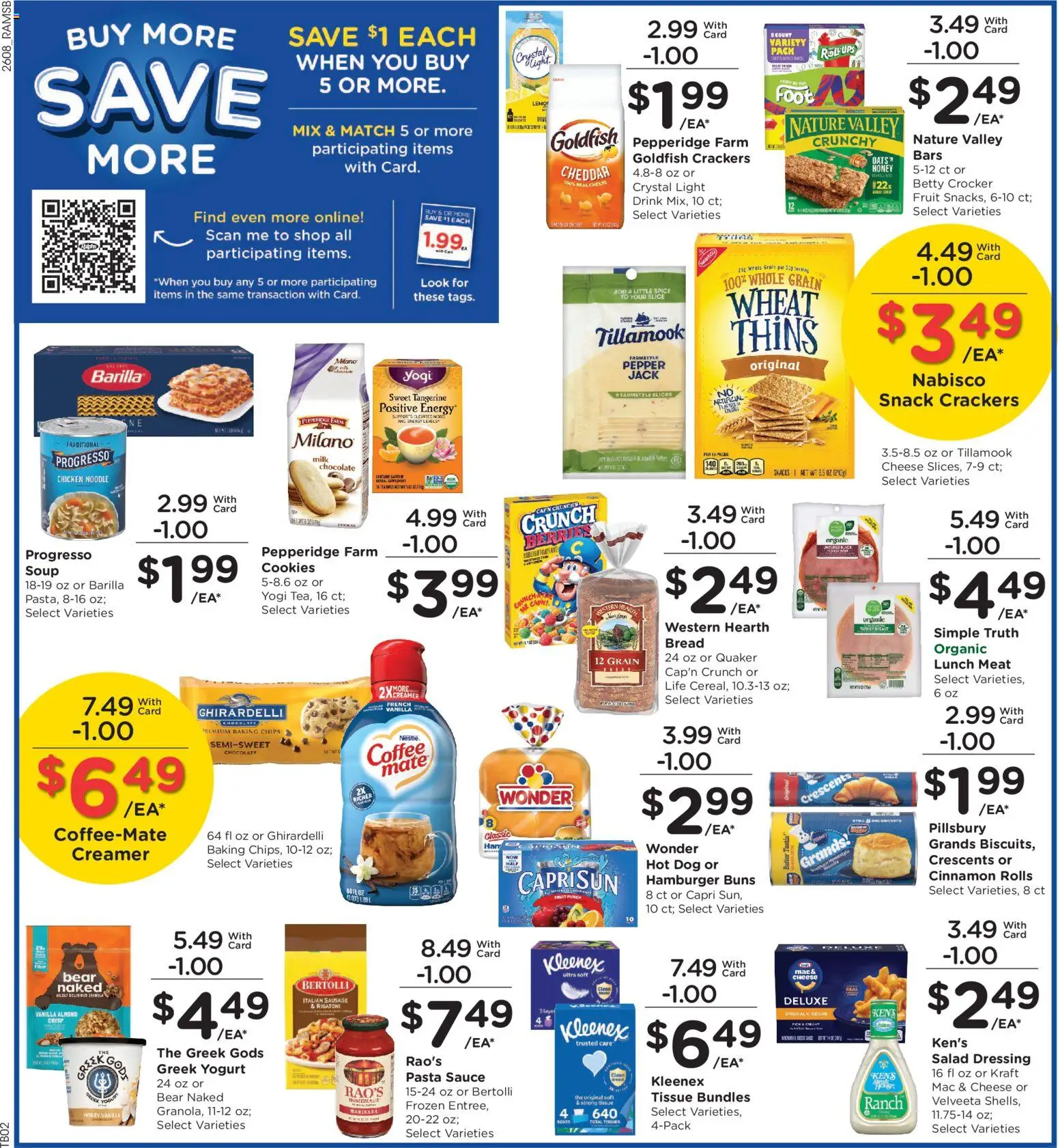 Ralphs Weekly Ad - valid from 25.03.2026 | Page: 4 | Products: Butter, Cheese, Bread, Sauce