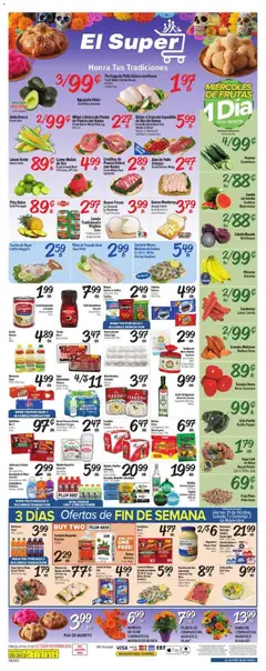 Preview of El Super weekly ads valid from 29.10.2025