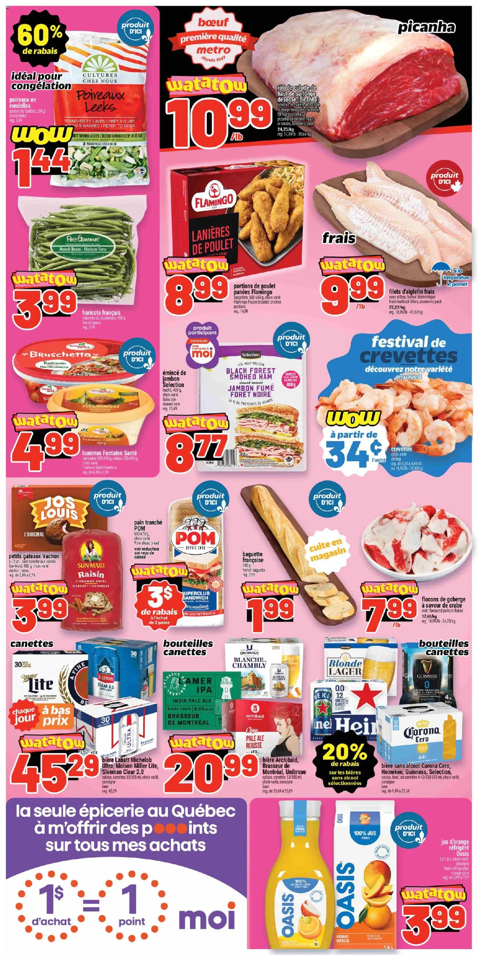 Metro flyer valid from 19.02.2026 | Page: 2 | Products: Beef, Flakes, Bread, Chicken