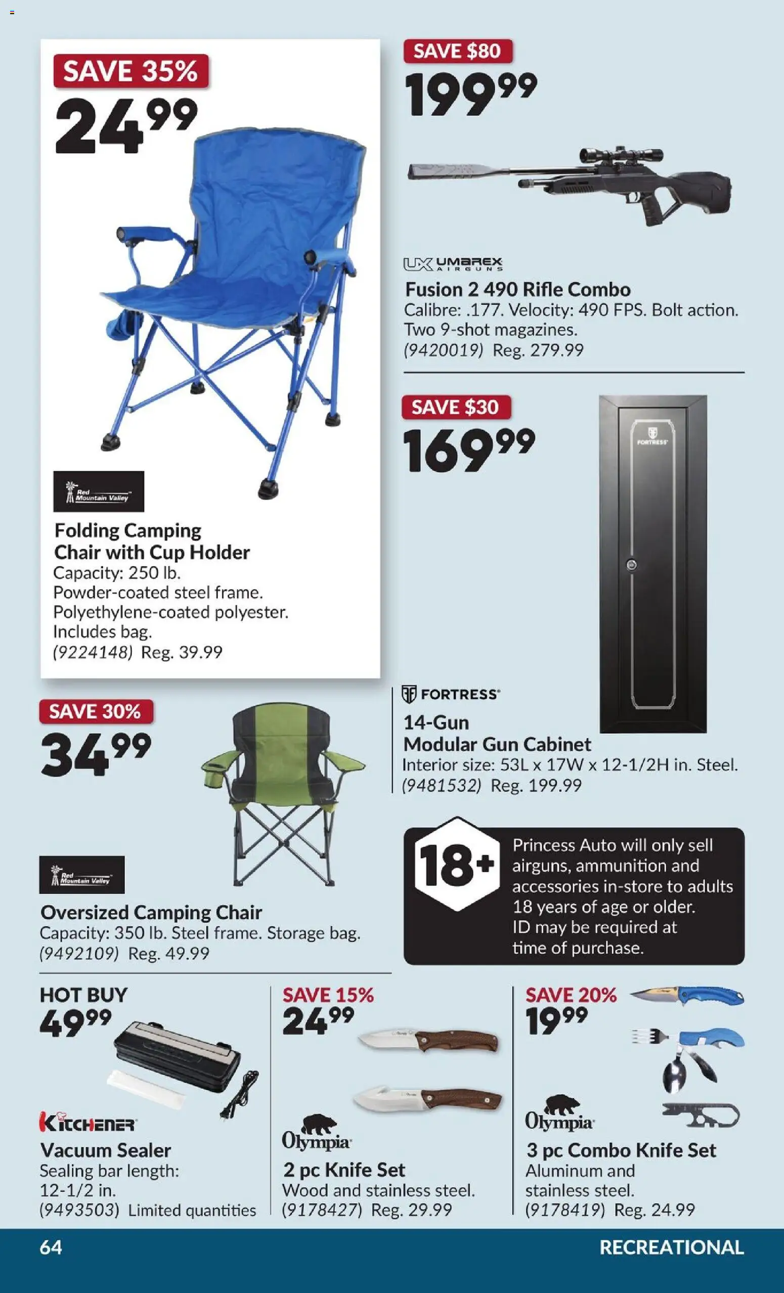 Princess Auto flyer valid from 07.04.2026 | Page: 71 | Products: PC, Chair, Cabinet