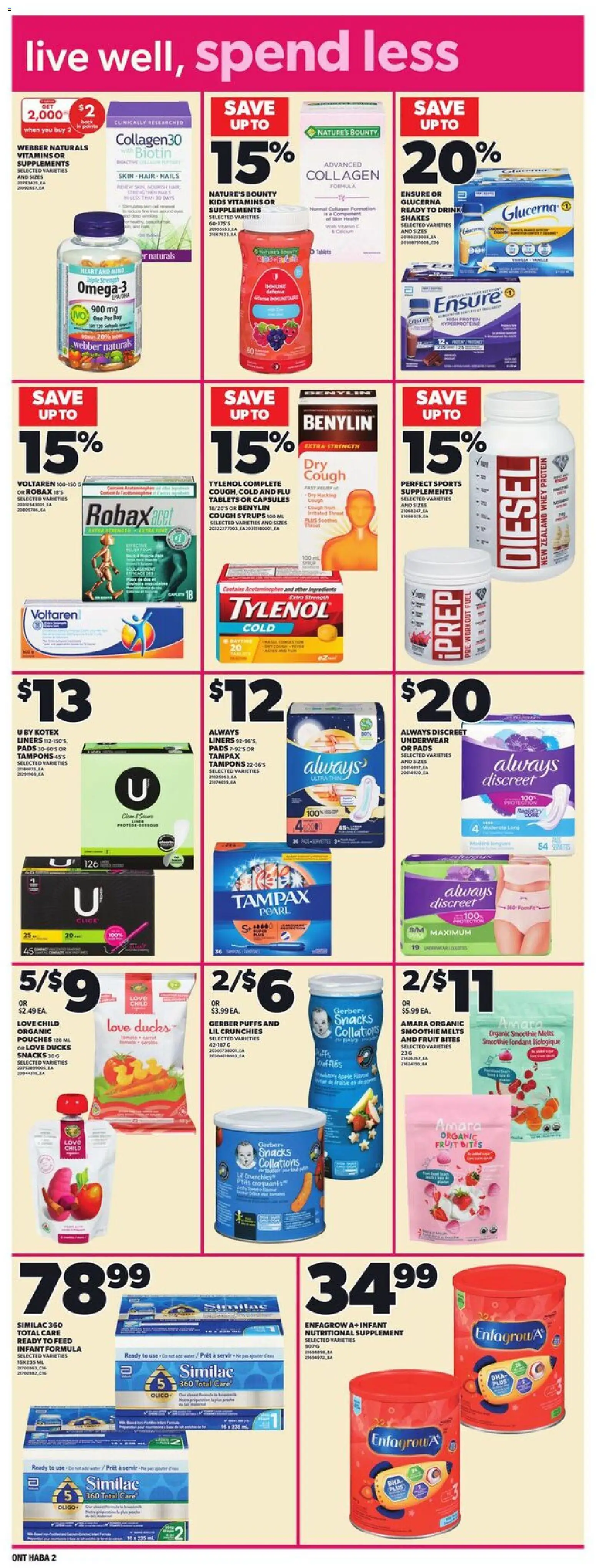 Zehrs flyer valid from 15.01.2026 | Page: 13 | Products: Underwear
