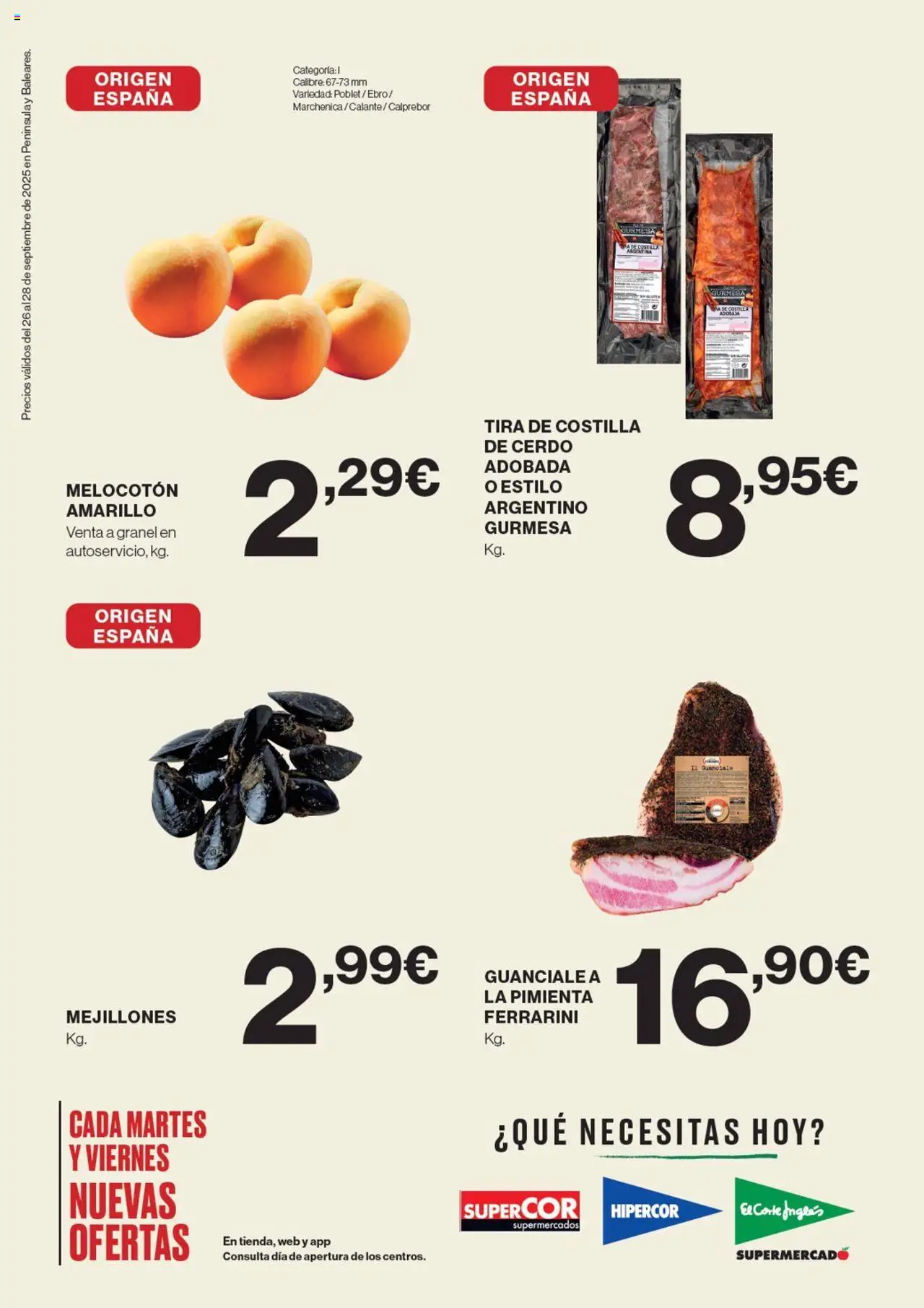 Nuevas ofertas de El Corte Inglés válidas en toda la República Mexicana desde el 26.09.2025. ¡Encuentra las mejores ofertas en El Corte Inglés catálogo! | Página: 2 | Productos: Pimienta, Cerdo