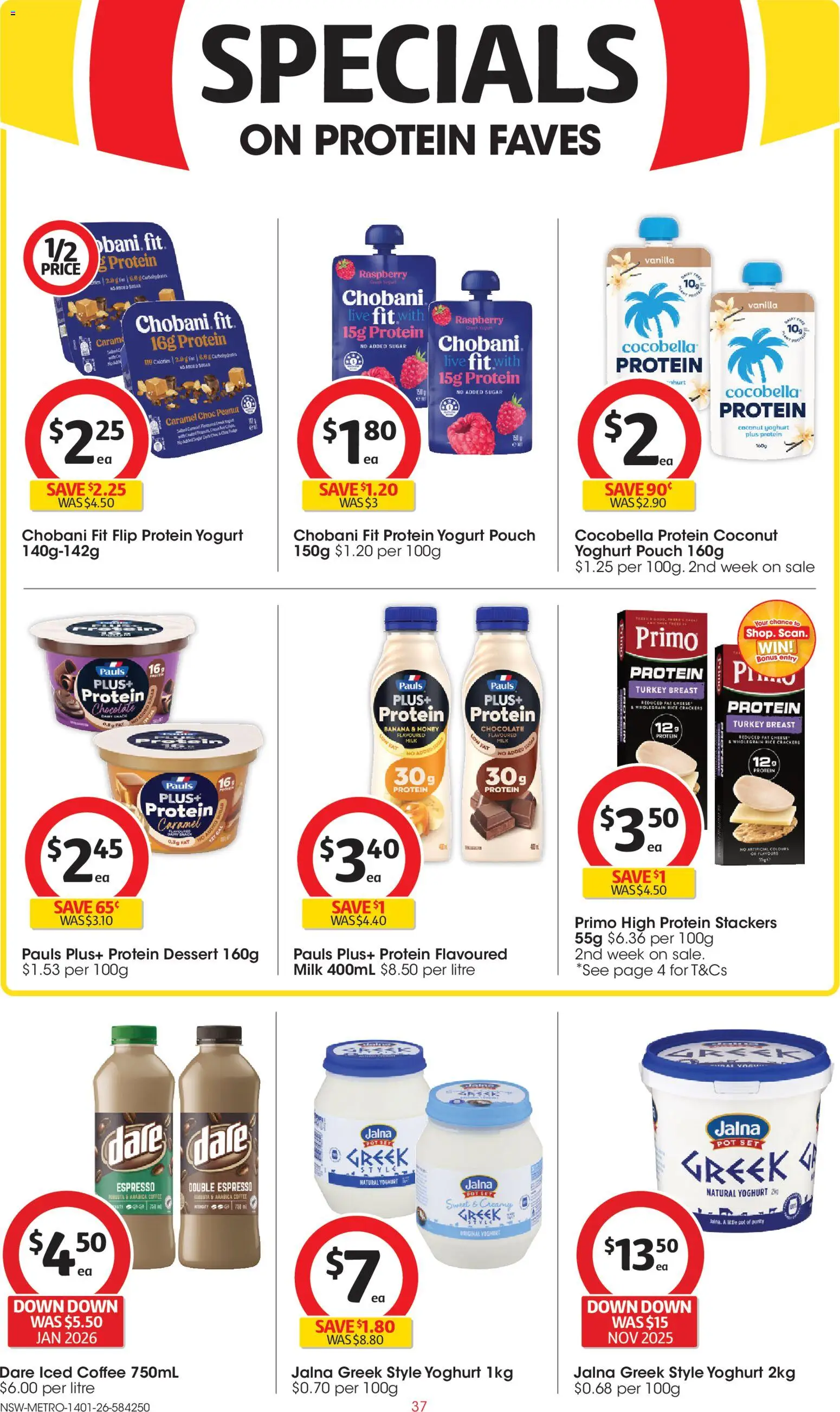Coles catalogue - valid from 14.01.2026 | Page: 37 | Products: Milk, Cheese, Yoghurt, Rice