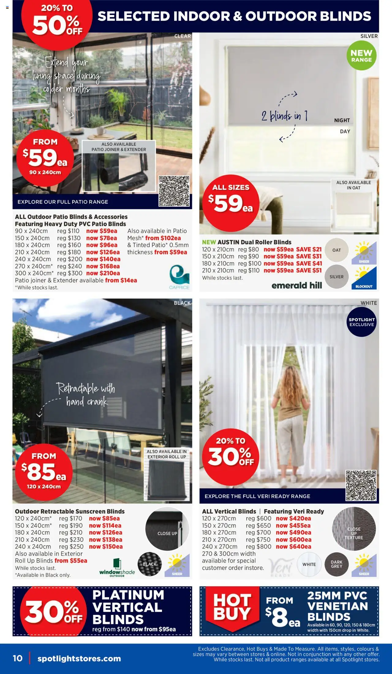 Spotlight catalogue - valid from 07.08.2025 | Page: 10 | Products: Blinds, Emerald, Sunscreen, Accessories