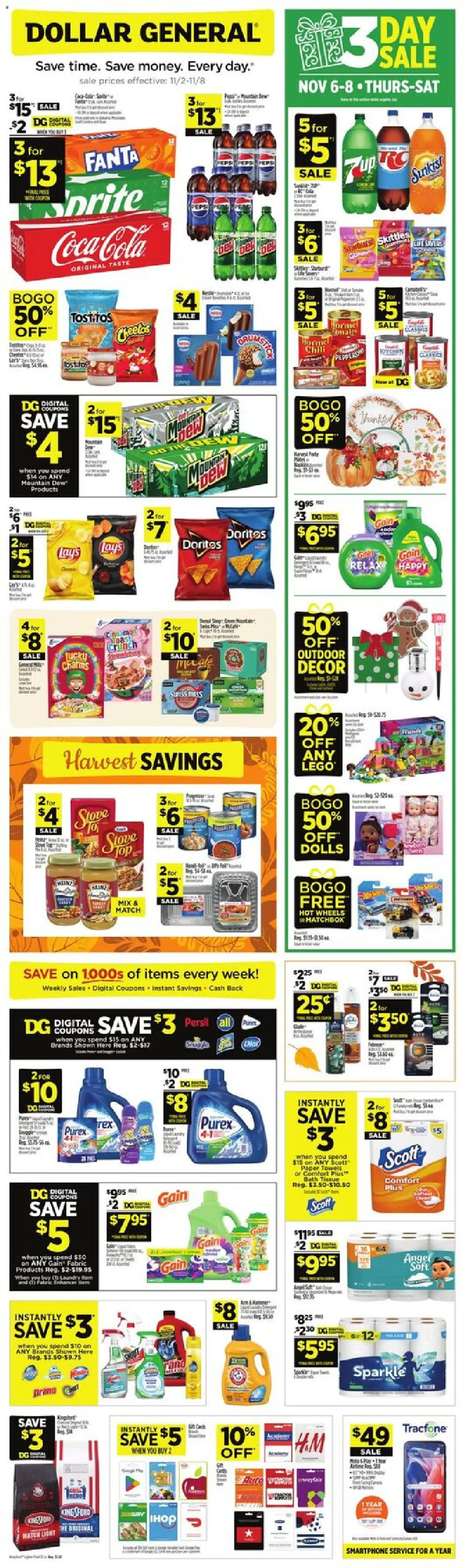 Dollar General Weekly Ad - valid from 02.11.2025 | Page: 1