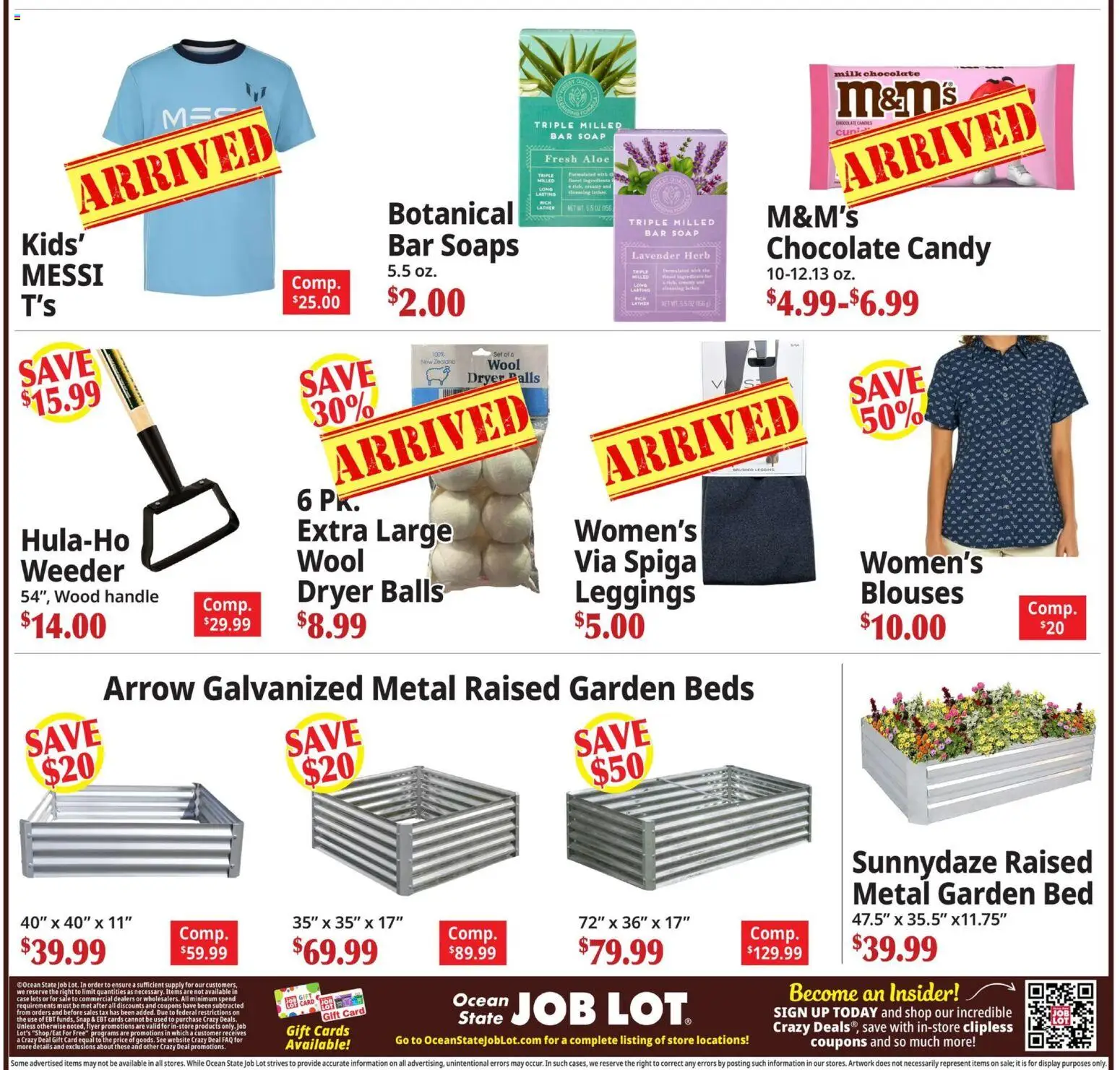 Ocean State Job Lot Ad - valid from 12.02.2026 | Page: 8 | Products: Chocolate, Soap, Leggings, Case
