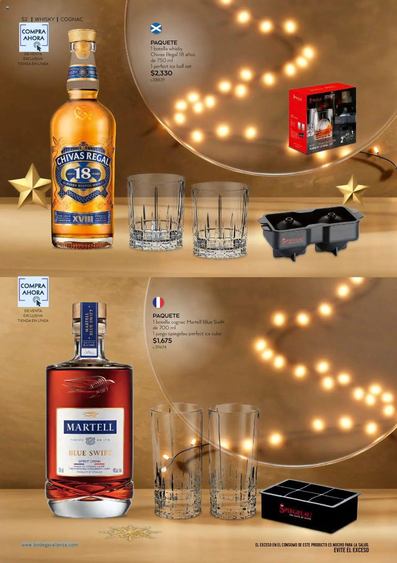 Nuevas ofertas de Bodegas Alianza válidas en toda la República Mexicana desde el 01.10.2025. ¡Encuentra las mejores ofertas en Bodegas Alianza - Catálogo Cava Morada! | Página: 54 | Productos: Juego, Botella, Whisky