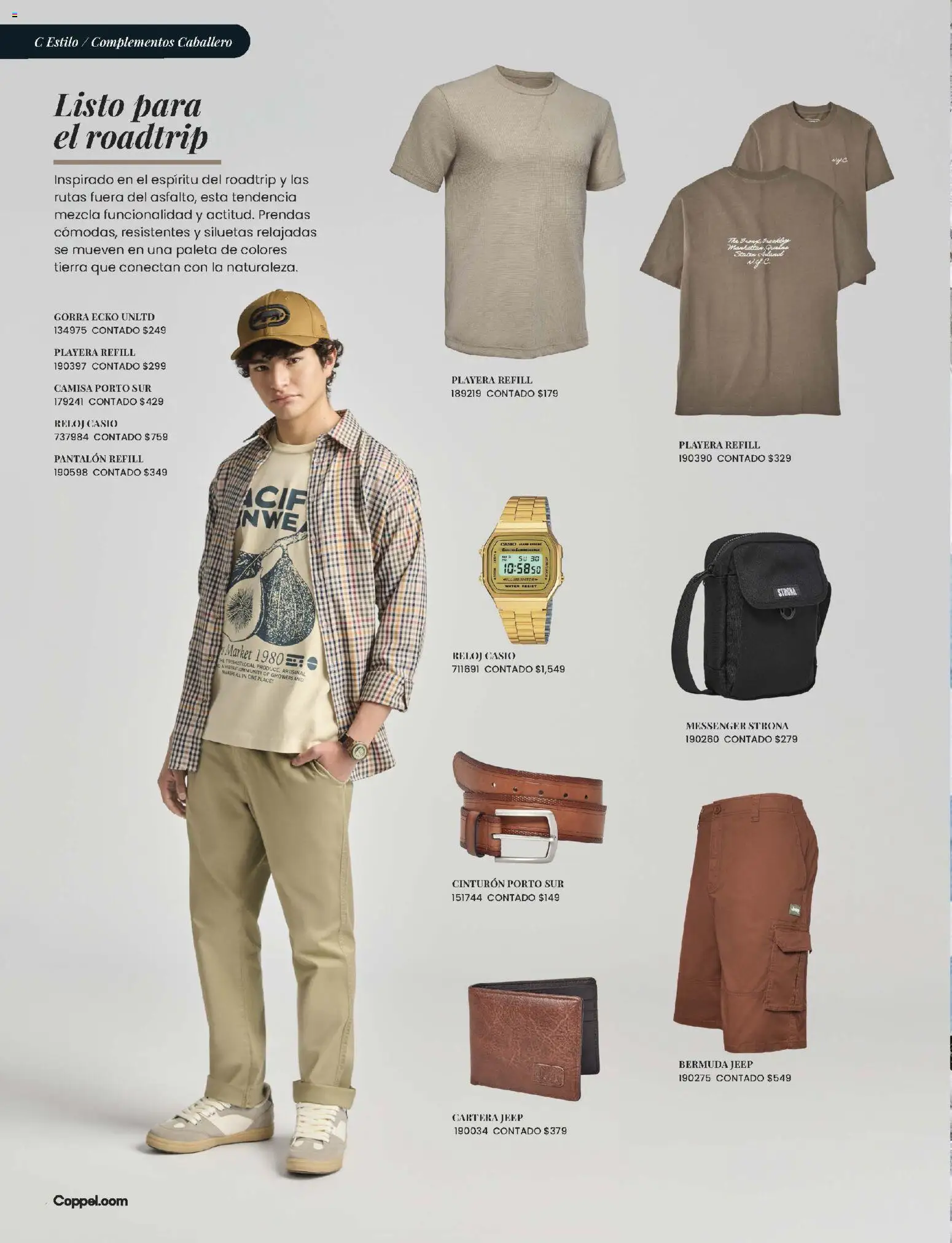 Nuevas ofertas de Coppel válidas en toda la República Mexicana desde el 01.03.2026. ¡Encuentra las mejores ofertas en Coppel catálogo ! | Página: 54 | Productos: Gorra, Paleta, Playera, Bermuda