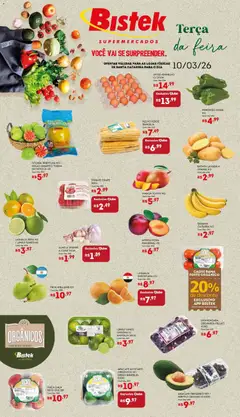 Bistek Supermercados ofertas Hortifruti - Pré-Visualização do folheto da loja Bistek Supermercados, válido de 10.03.2026