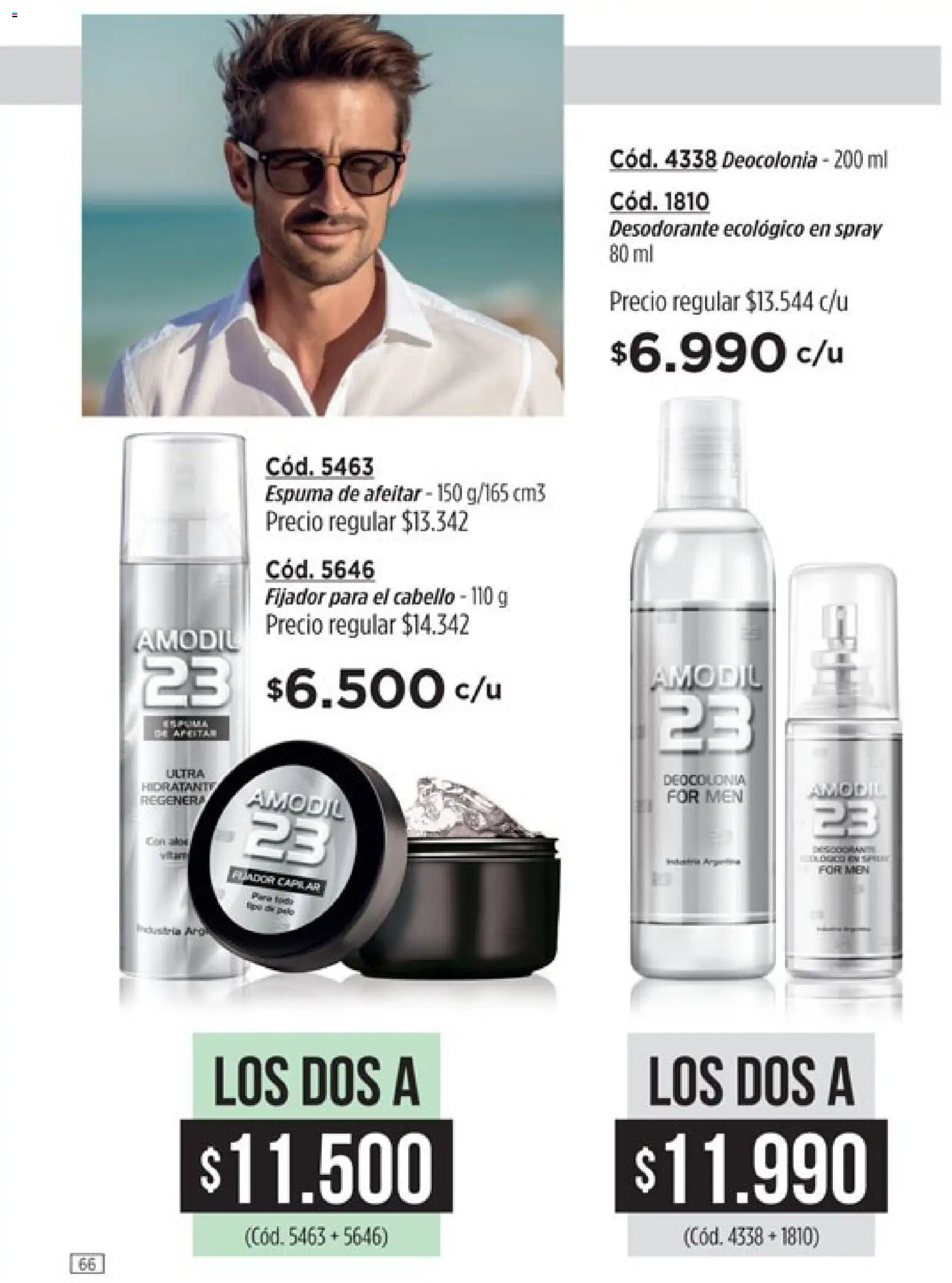 Catálogo Amodil Campaña 4 │ válido desde el 01.03.2026 | Página: 66 | Productos: Espuma de afeitar, Fijador, Desodorante, Espuma