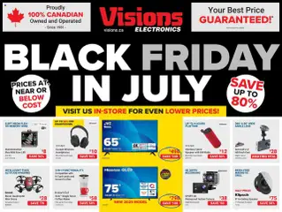 Preview of Visions weekly flyer / circulaire from shop Visions valid from 25.07.2025