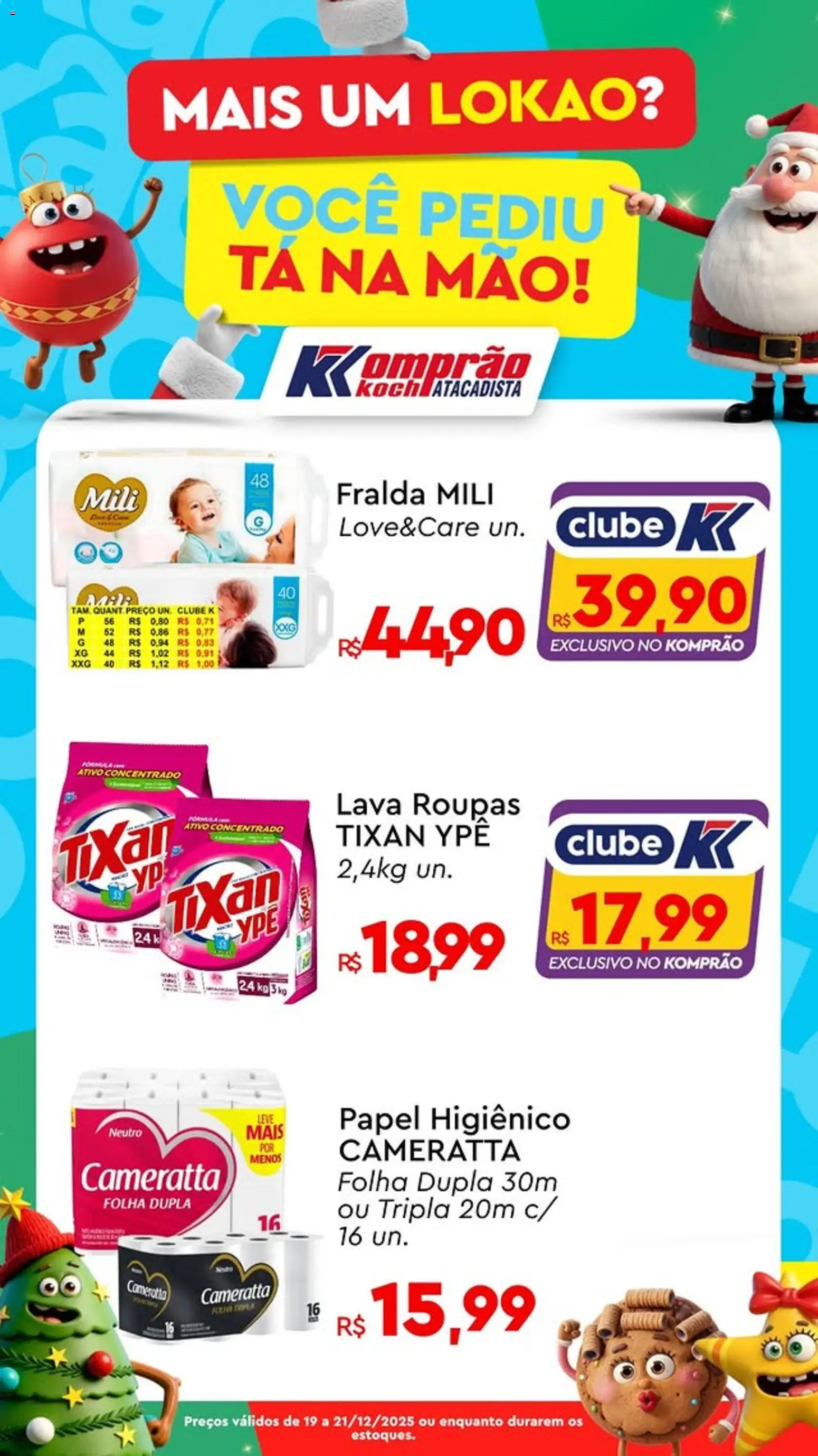 Komprao Atacadista Folheto - válido de 19.12.2025 | Página: 2 | Produtos: Roupas, Papel higiênico
