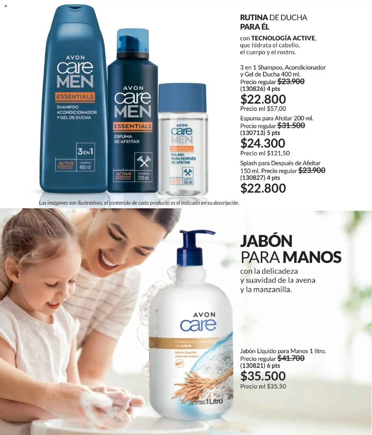 Avon revista - valida desde el 01.12.2025 | Página: 144 | Productos: Espuma, Avena, Shampoo, Acondicionador