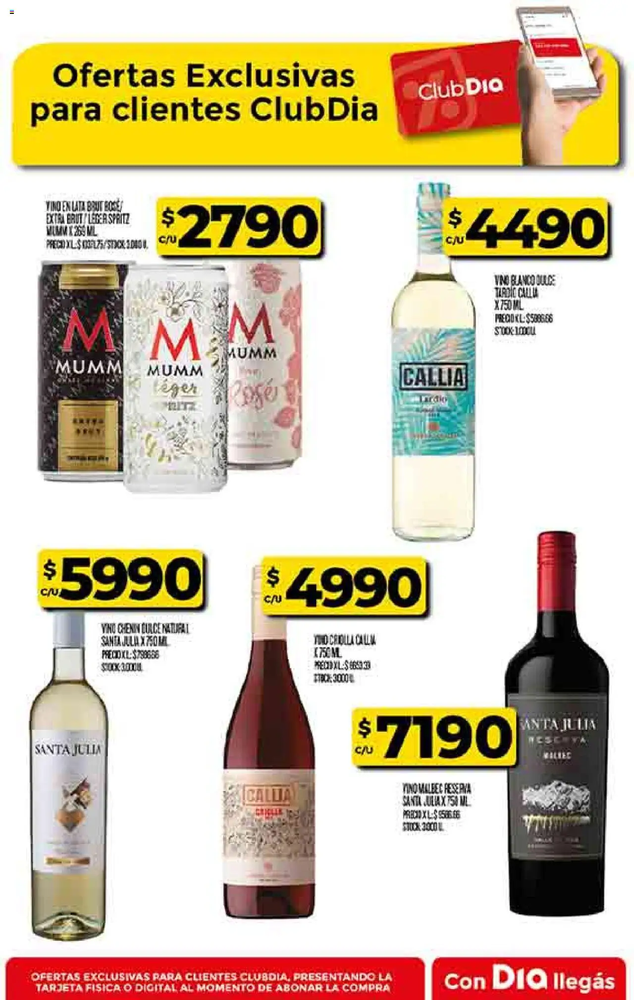 Supermercado DIA Ofertas - Salta y Jujuy │ válido desde el 20.08.2025 | Página: 47 | Productos: Vino