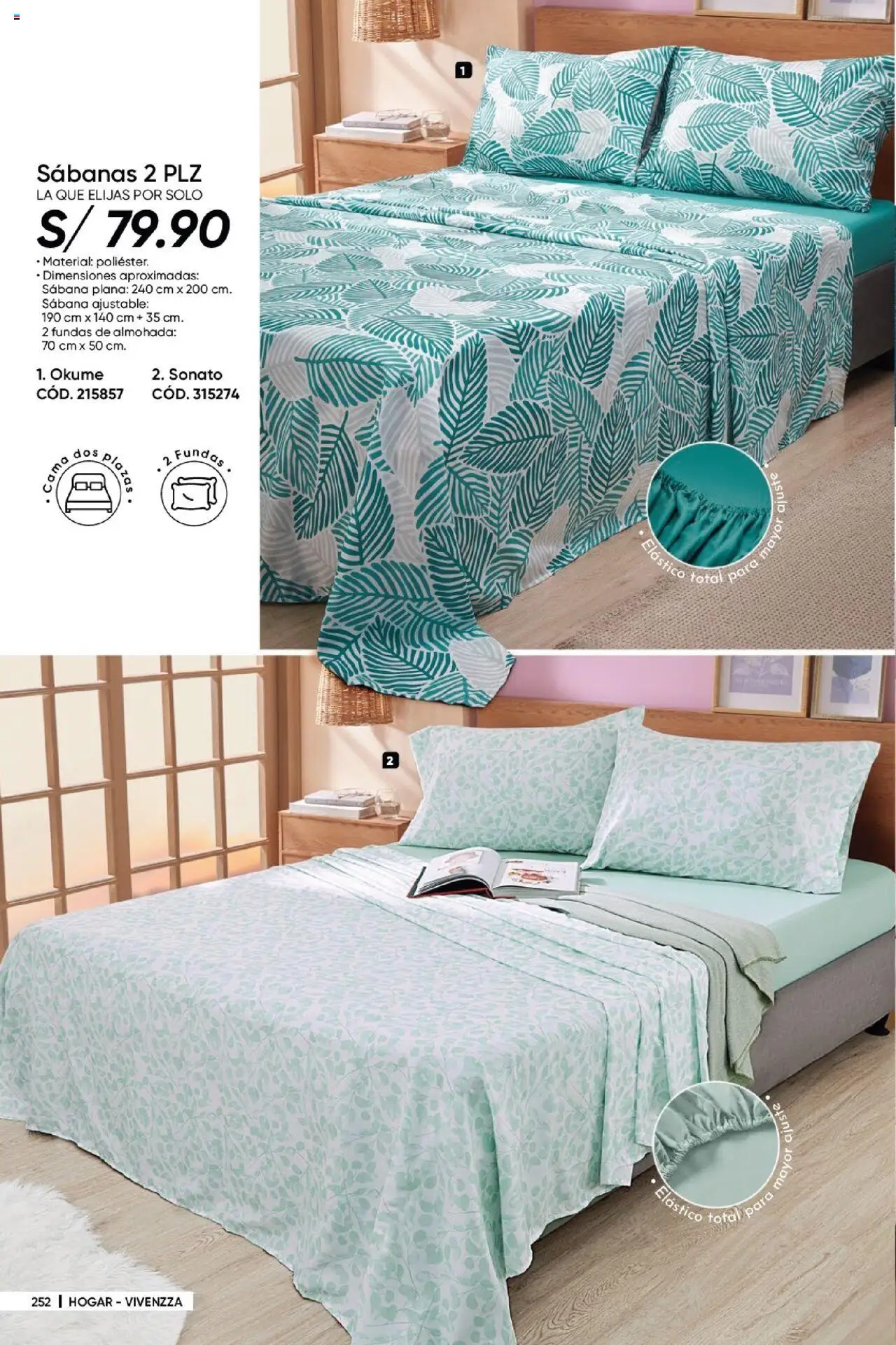 Catálogo Azzorti válido desde 28.05.2025 | Página: 254 | Productos: Cama, Almohada