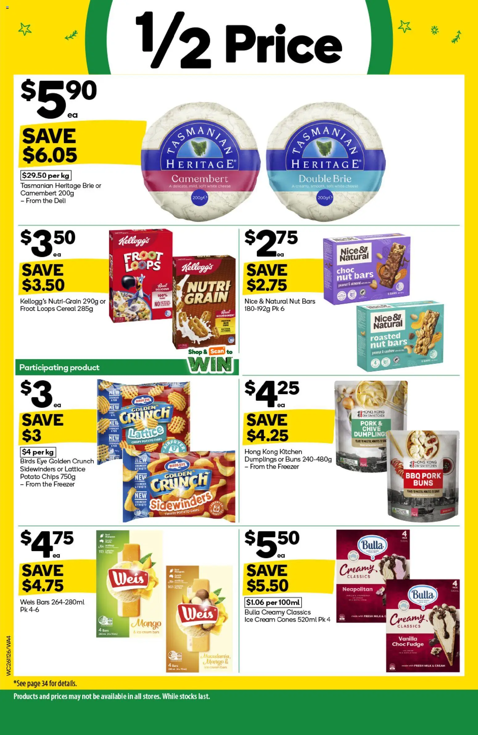 Woolworths catalogue - valid from 26.11.2025 | Page: 4 | Products: Milk, Cereal, Mango, Freezer