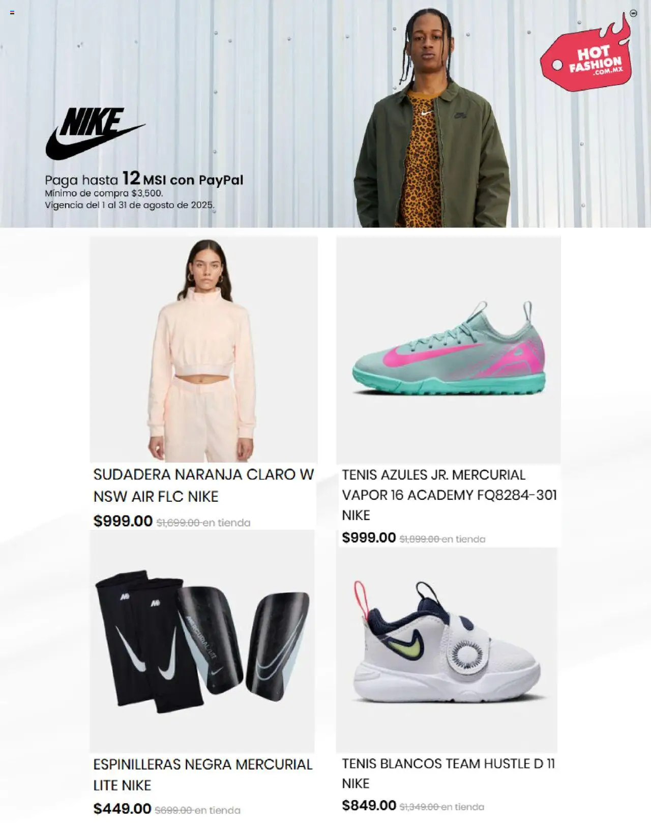 Nuevas ofertas de Privalia válidas en toda la República Mexicana desde el 11.08.2025. ¡Encuentra las mejores ofertas en Privalia - Hot Sale! | Página: 2 | Productos: Tenis, Sudadera