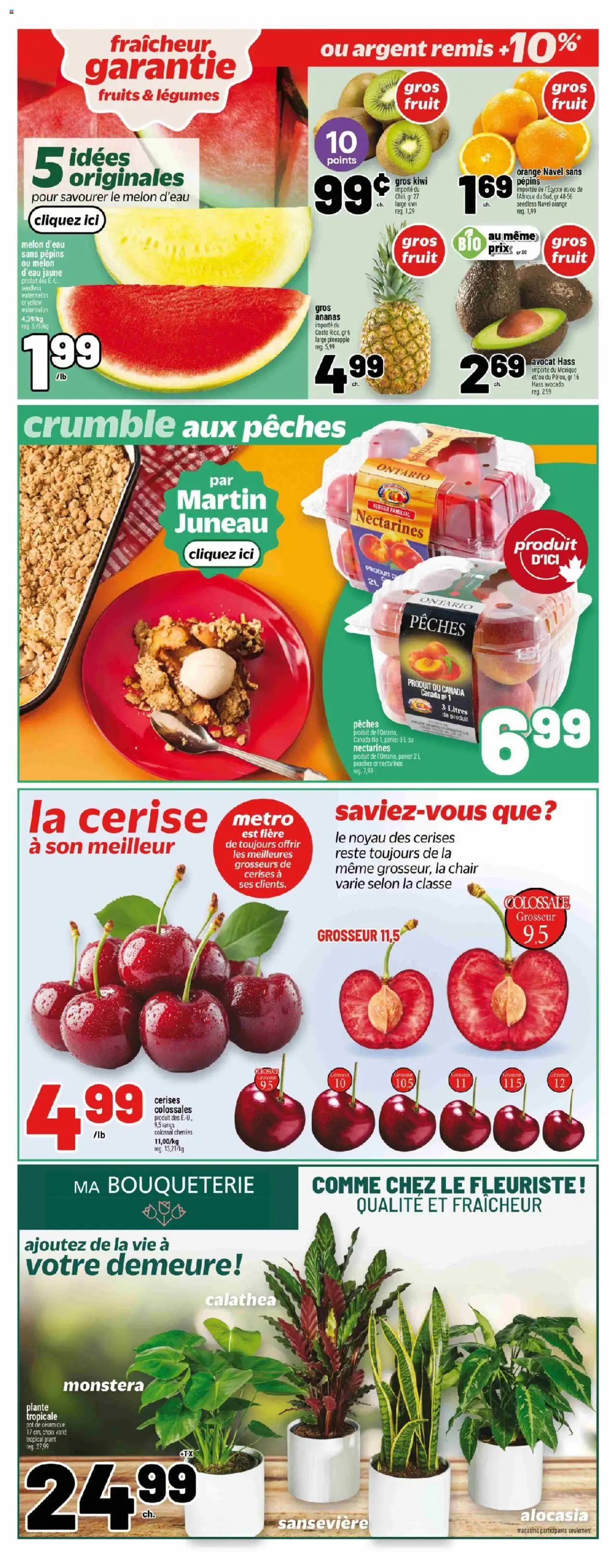 Metro flyer valid from 31.07.2025 | Page: 9 | Products: Pineapple, Kiwi, Chair