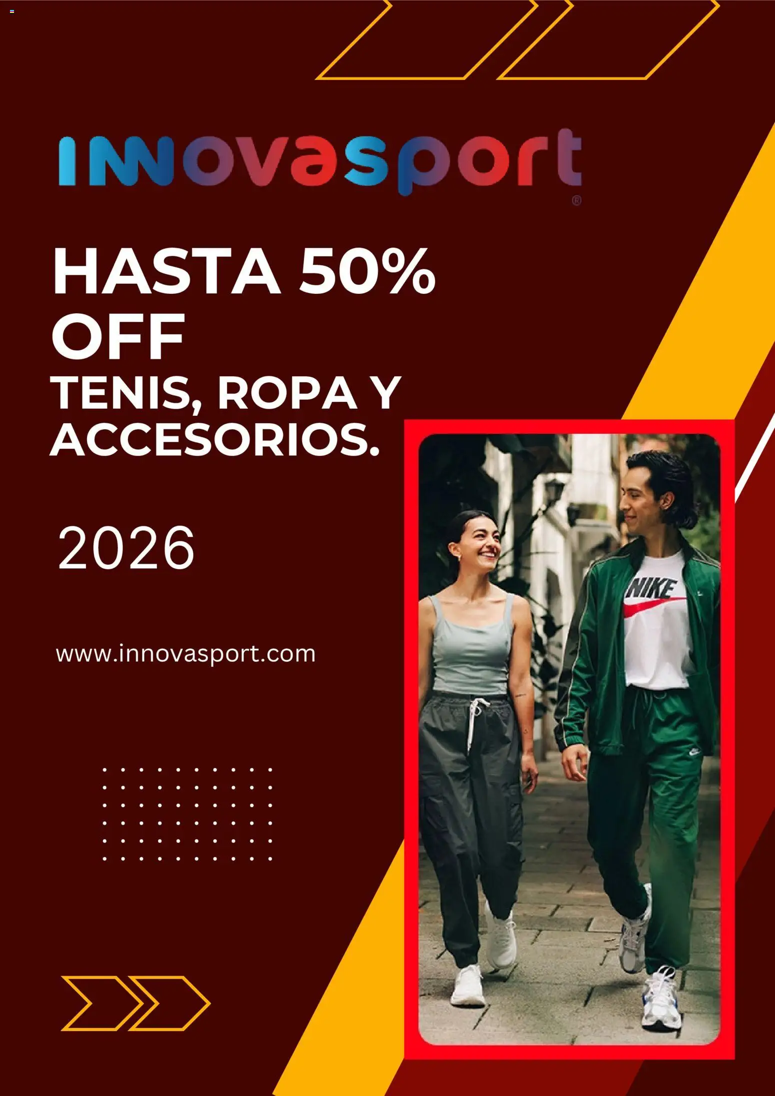 Nuevas ofertas de Innovasport válidas en toda la República Mexicana desde el 13.01.2026. ¡Encuentra las mejores ofertas en Innovasport catálogo! | Página: 1 | Productos: Ropa