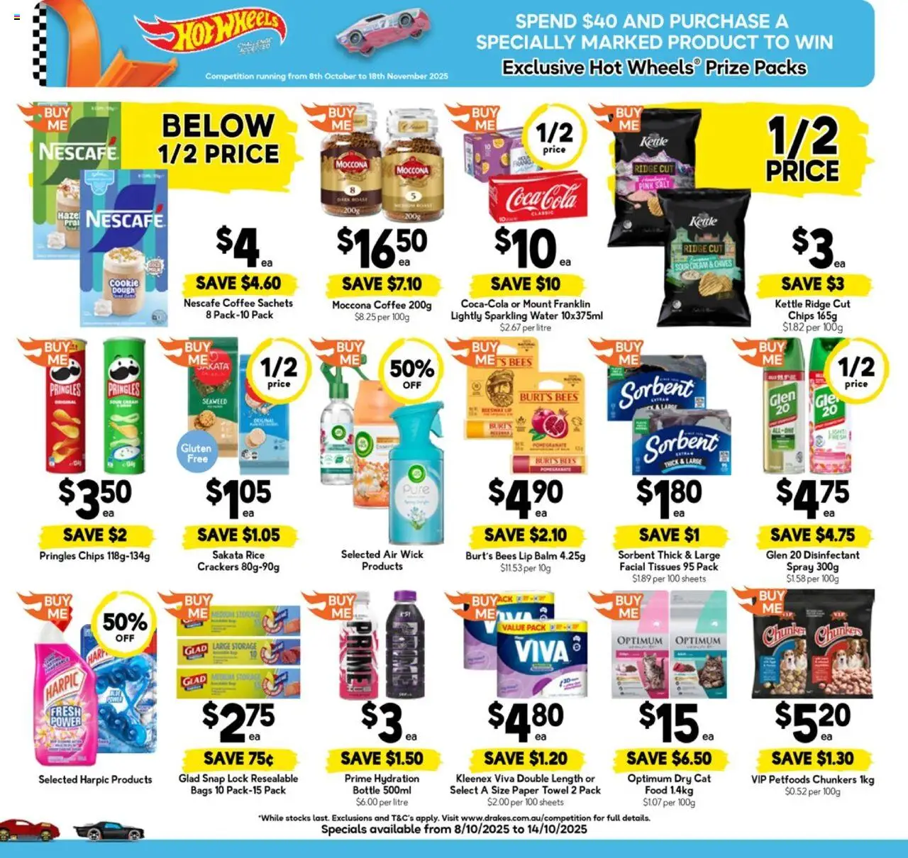 Drakes catalogue - valid from 08.10.2025 | Page: 4 | Products: Crackers, Pomegranate, Cream, Kettle