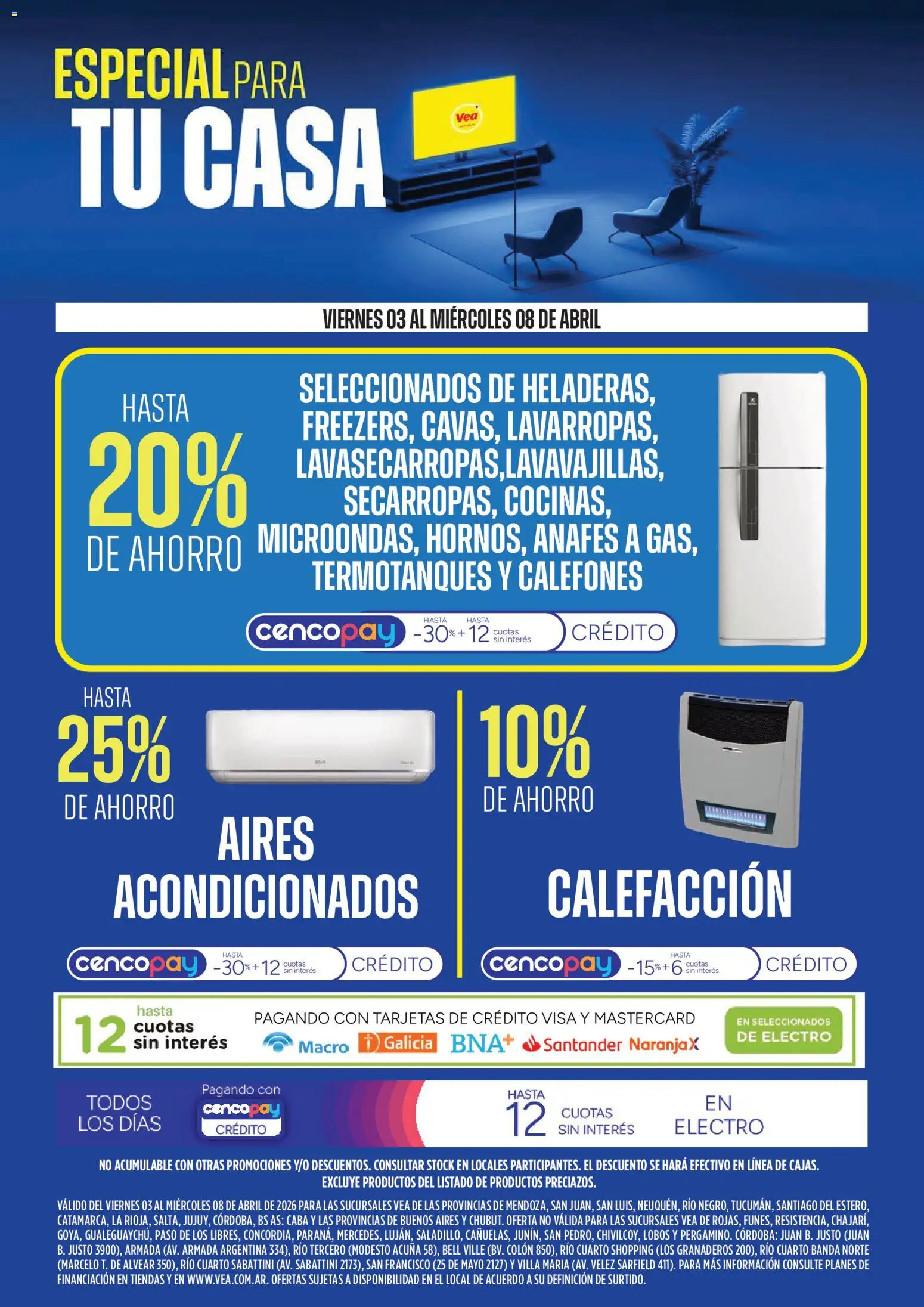 Vea - Ofertas especial para tu casa │ válido desde el 03.04.2026 | Página: 1