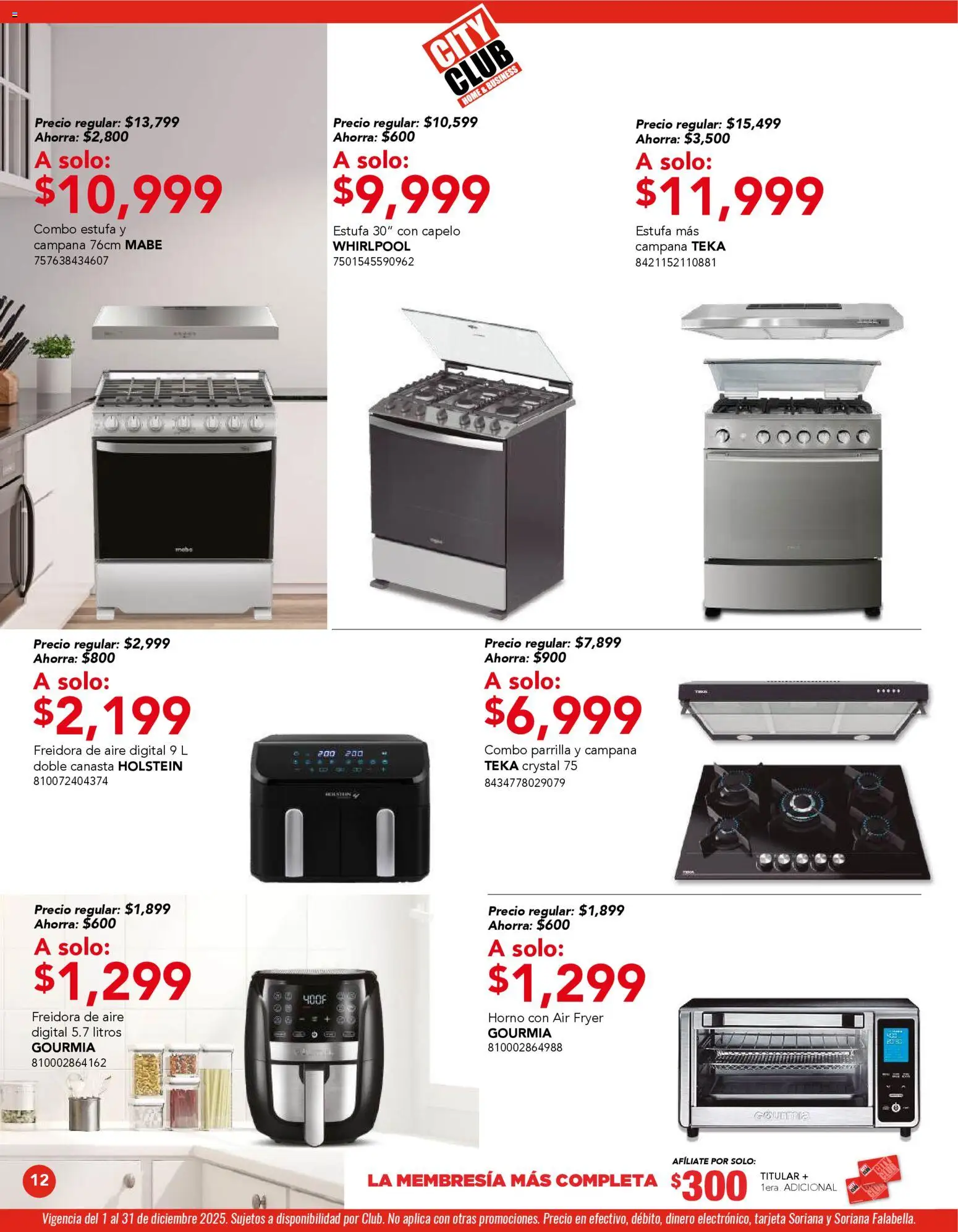 Nuevas ofertas de City Club válidas en toda la República Mexicana desde el 01.12.2025. ¡Encuentra las mejores ofertas en City Club catálogo! | Página: 12