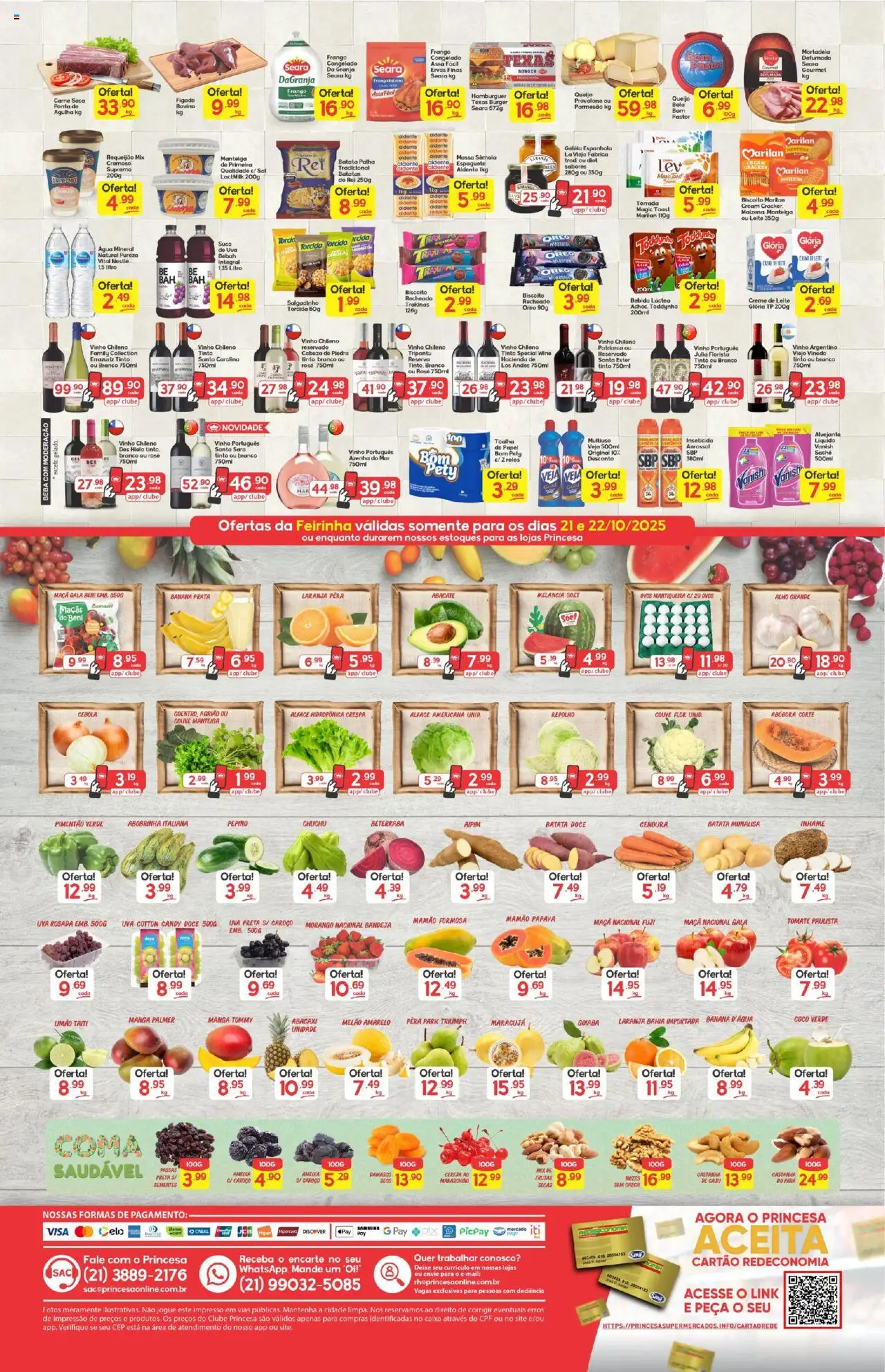Princesa Folheto - válido de 20.10.2025 | Página: 2 | Produtos: Abóbora, Biscoito, Frango, Vanish