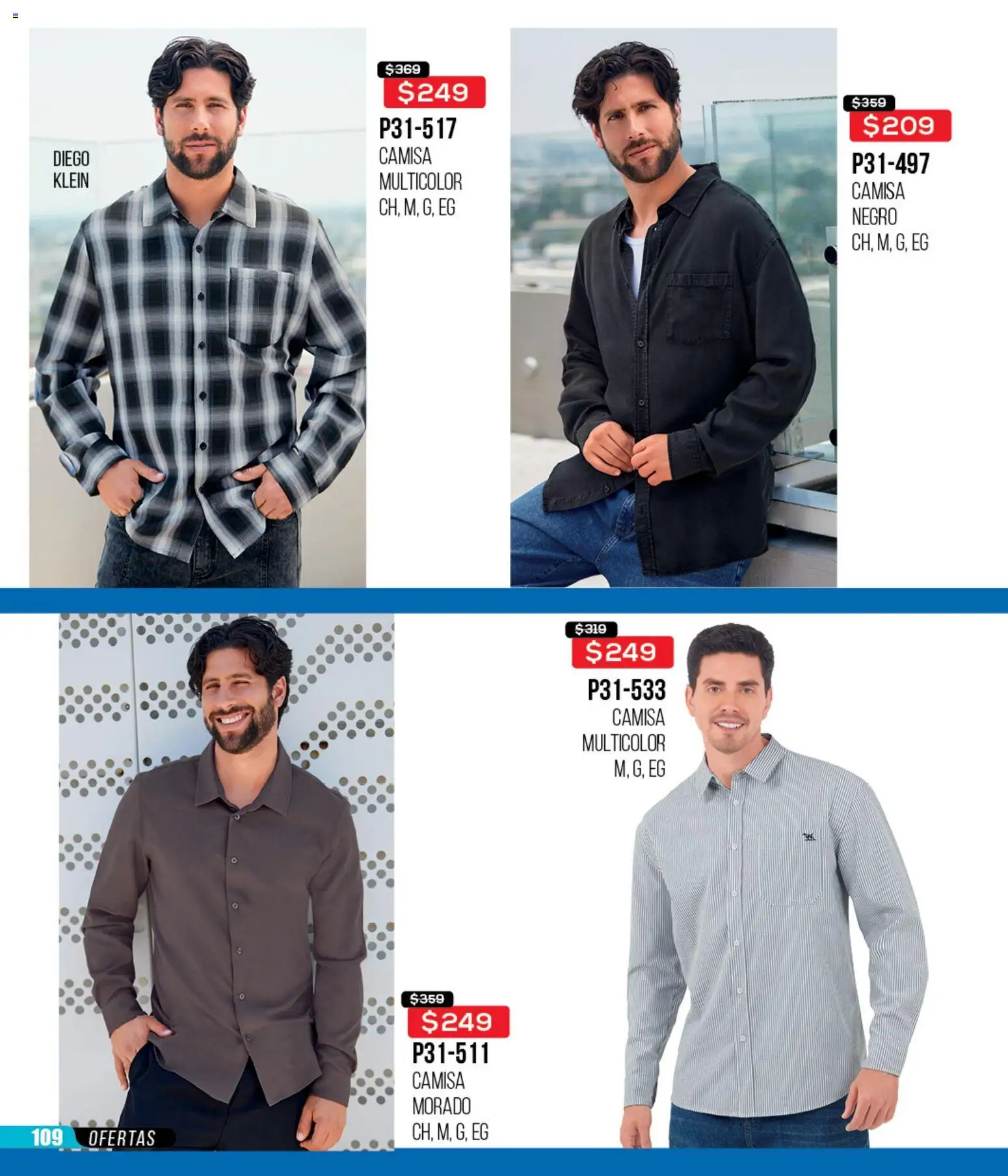 Nuevas ofertas de Cklass válidas en toda la República Mexicana desde el 12.01.2026. ¡Encuentra las mejores ofertas en Cklass catálogo Mega Ofertas Ropa! | Página: 110 | Productos: Camisa